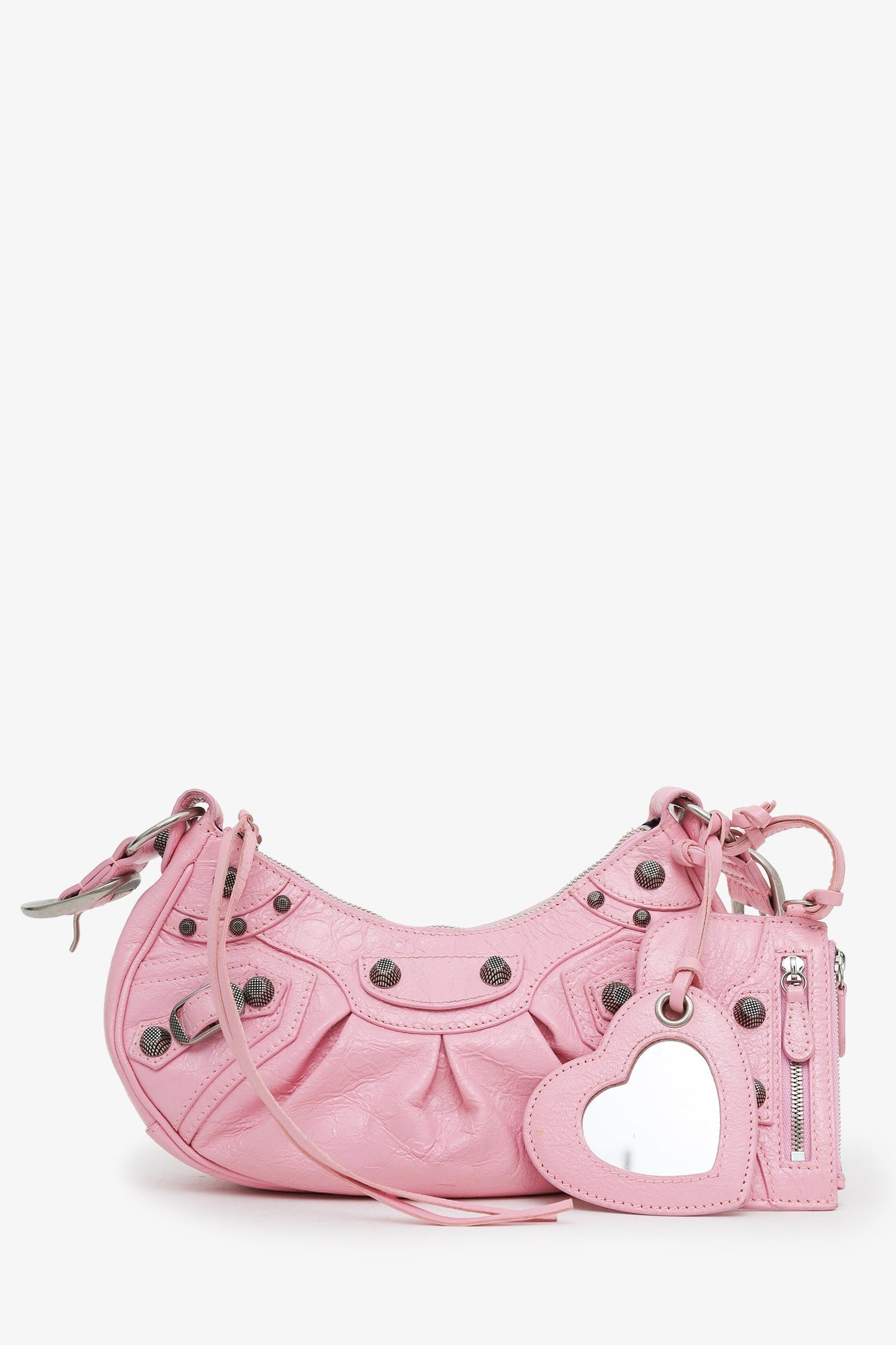 Balenciaga Pink Le Cagole Shoulder Bag SHW