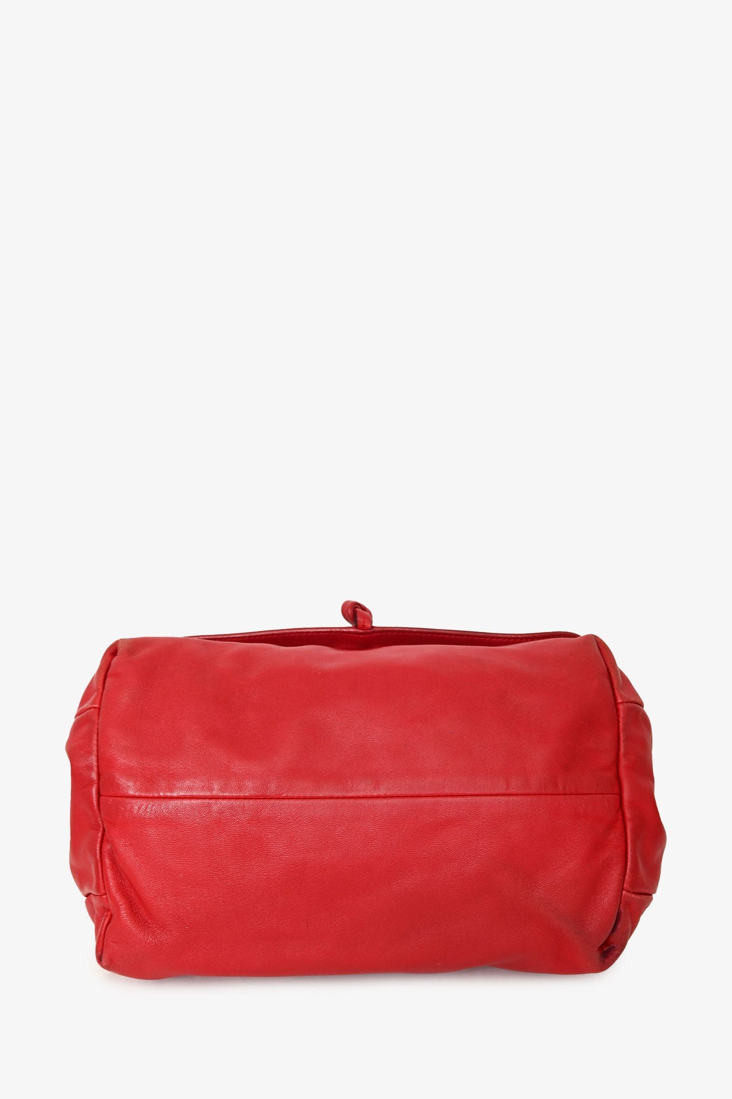 Bottega Veneta Red Intrecciato Flap Crossbody