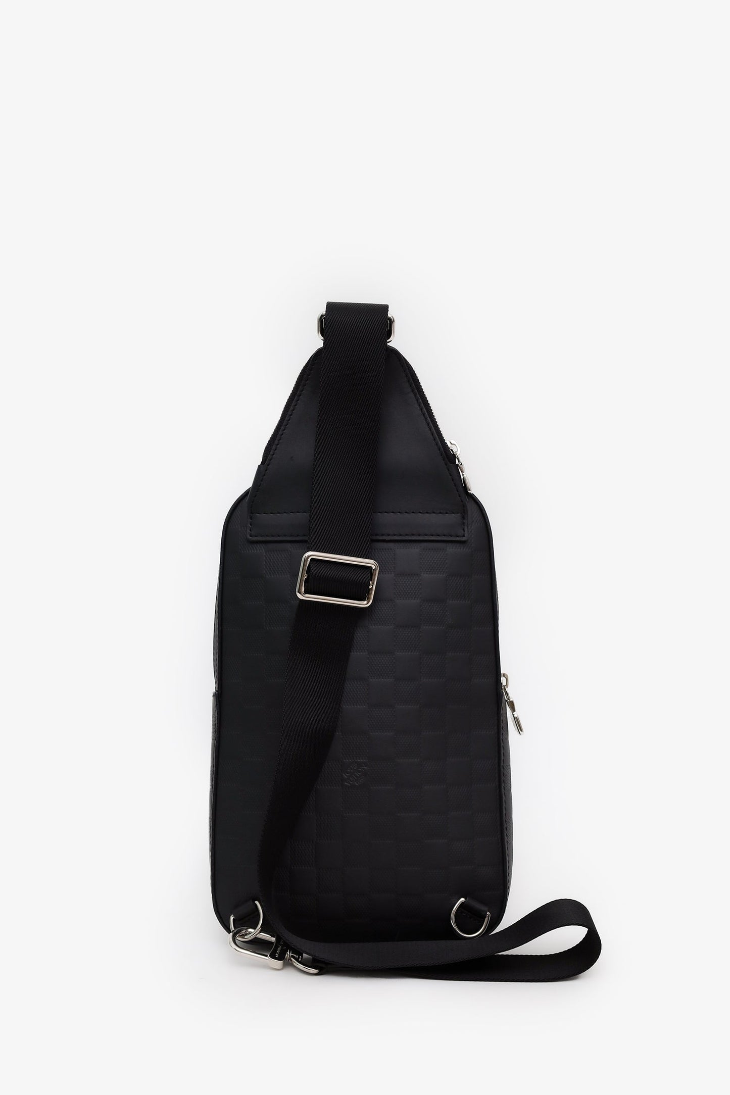 Louis Vuitton Black Leather Damier Infini Avenue Sling Bag