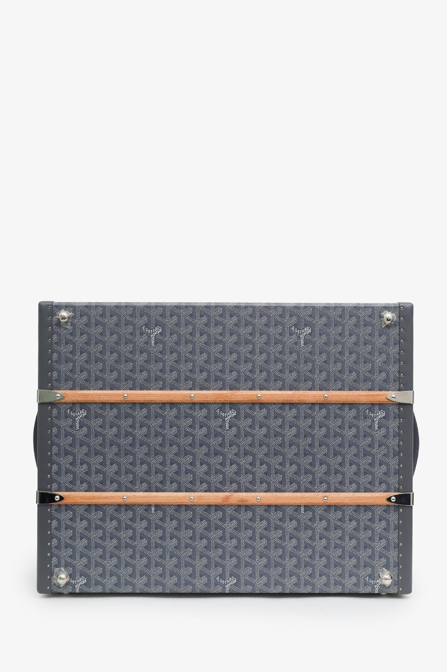 Goyard Grey Goyardine Canvas Limited Edition 4-Piece Art Book & Trunk Set