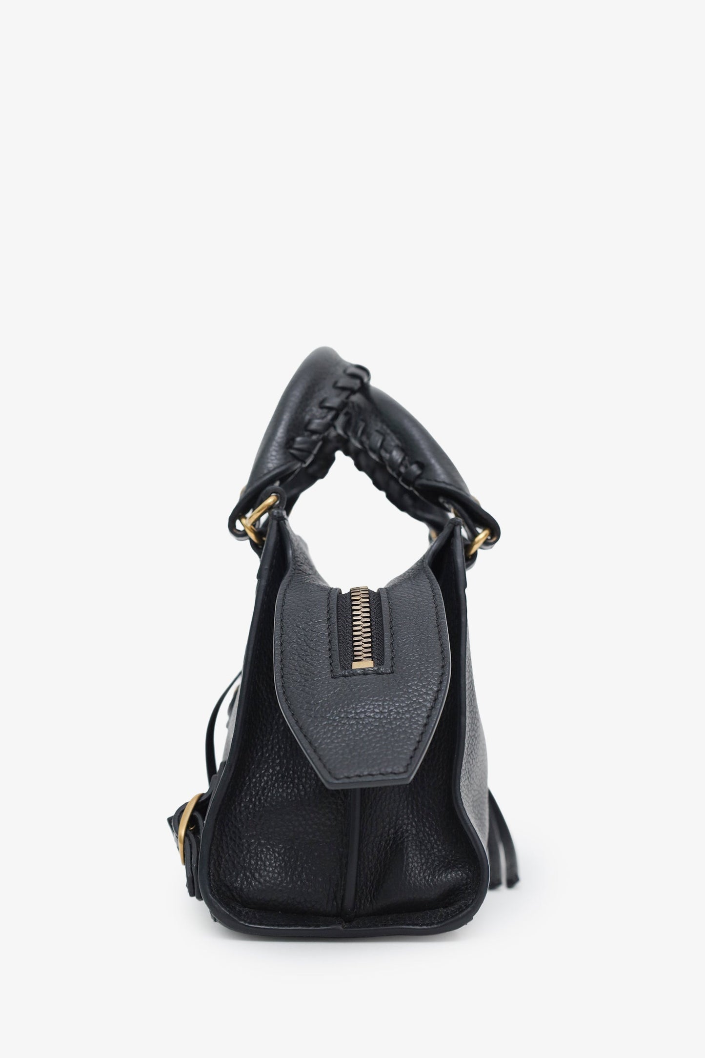 Balenciaga Black Leather Neo Classic Mini Crossbody Bag