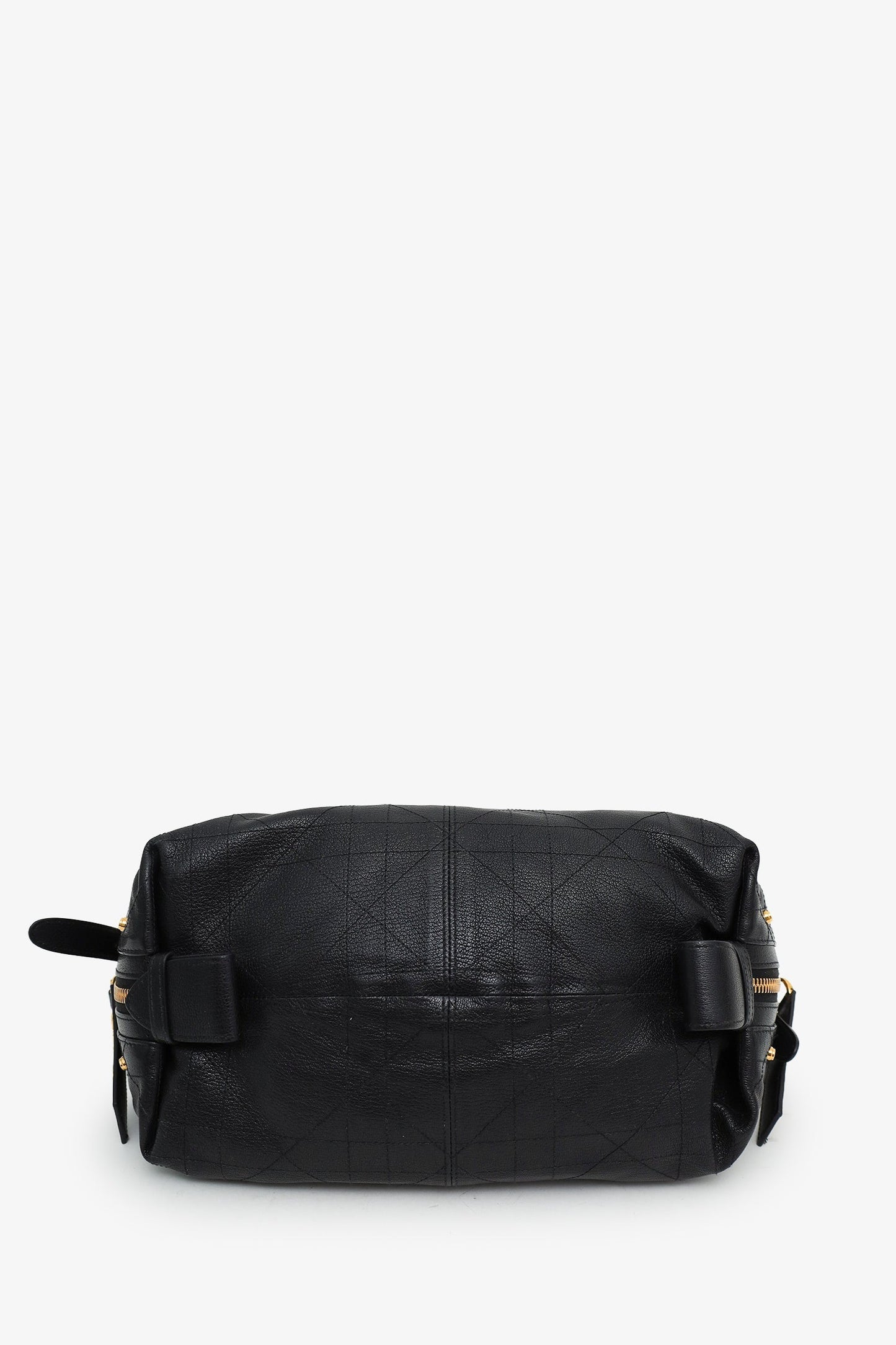 Christian Dior 2024 Black Grained Calfskin Medium D-Journey Bag