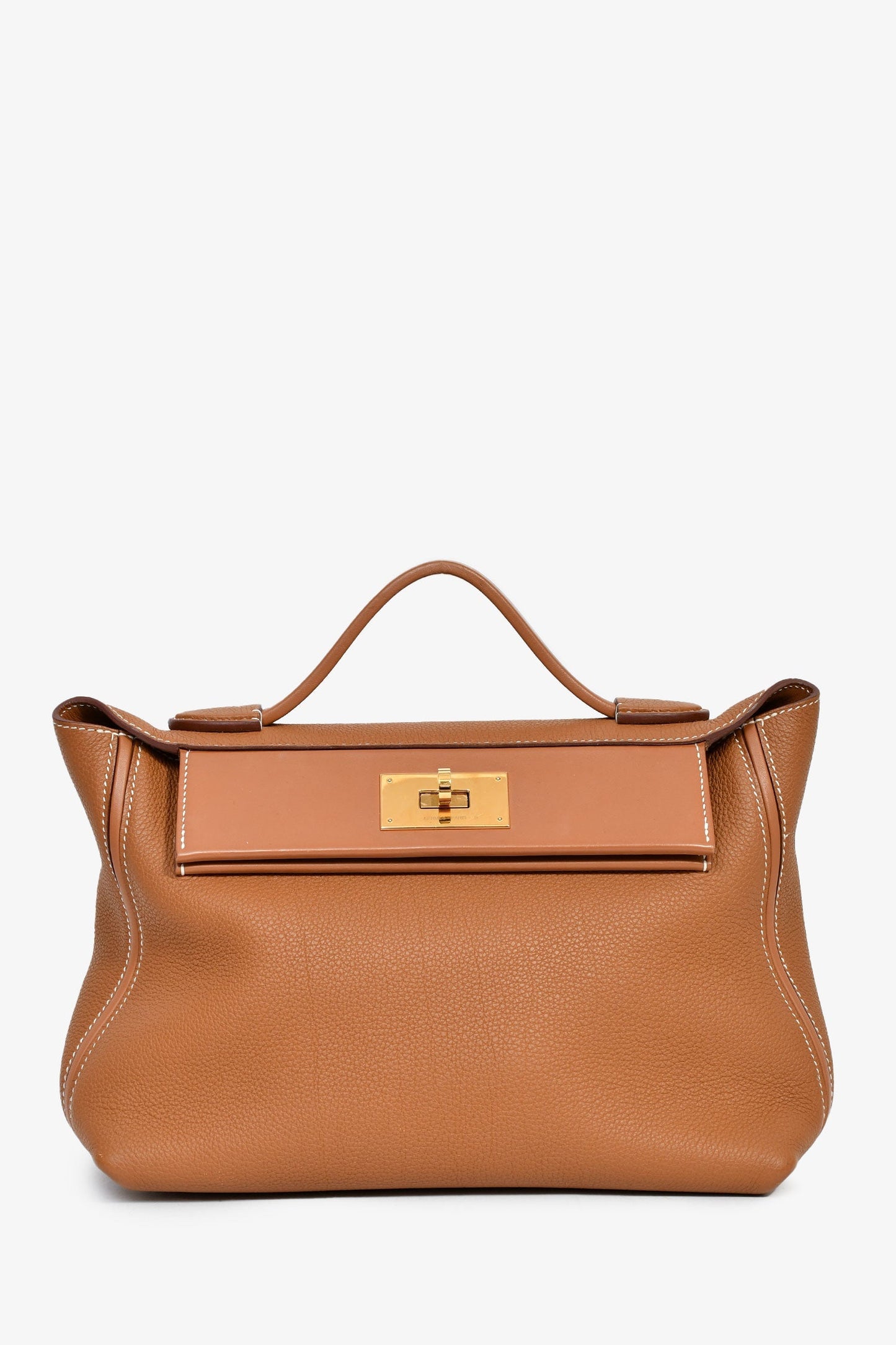 Hermès 2025 Gold Togo Leather 24/24 29 Top Handle