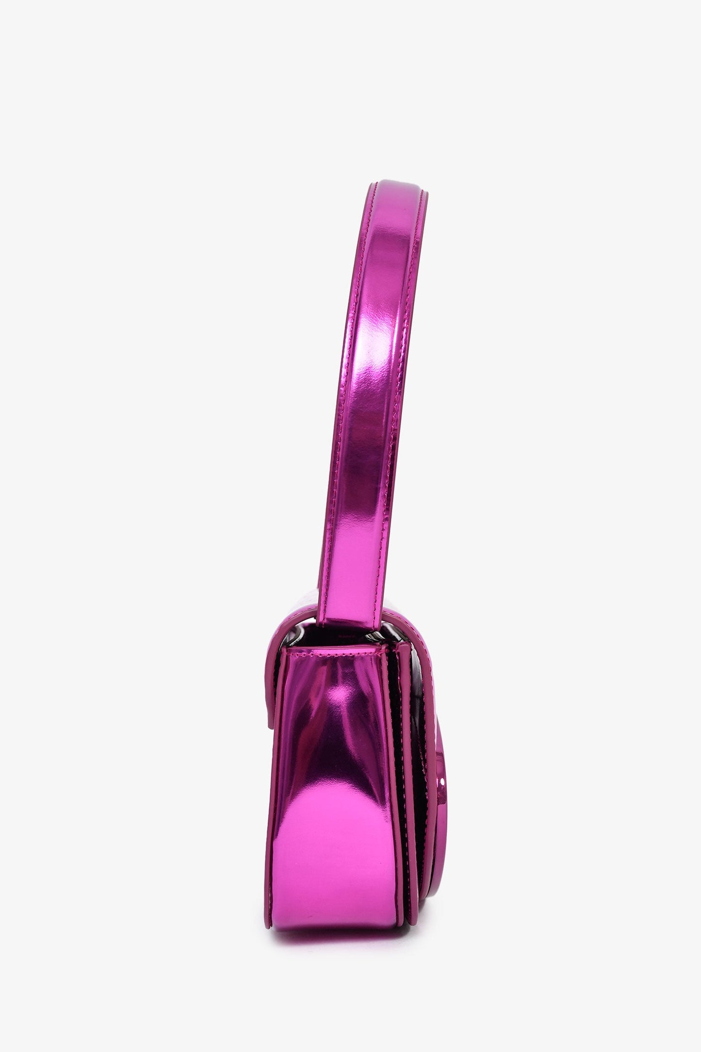 Diesel Metallic Purple '1DR-Iconic' Shoulder Bag with Strap + Tags