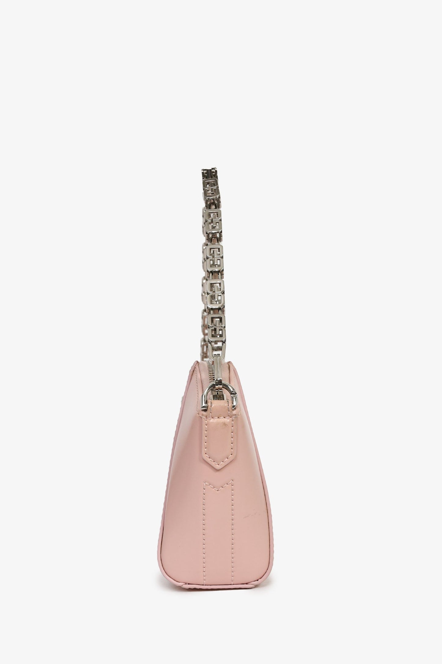 Givenchy Blush Pink Leather Extra Small Antigona Crossbody Bag with Strap
