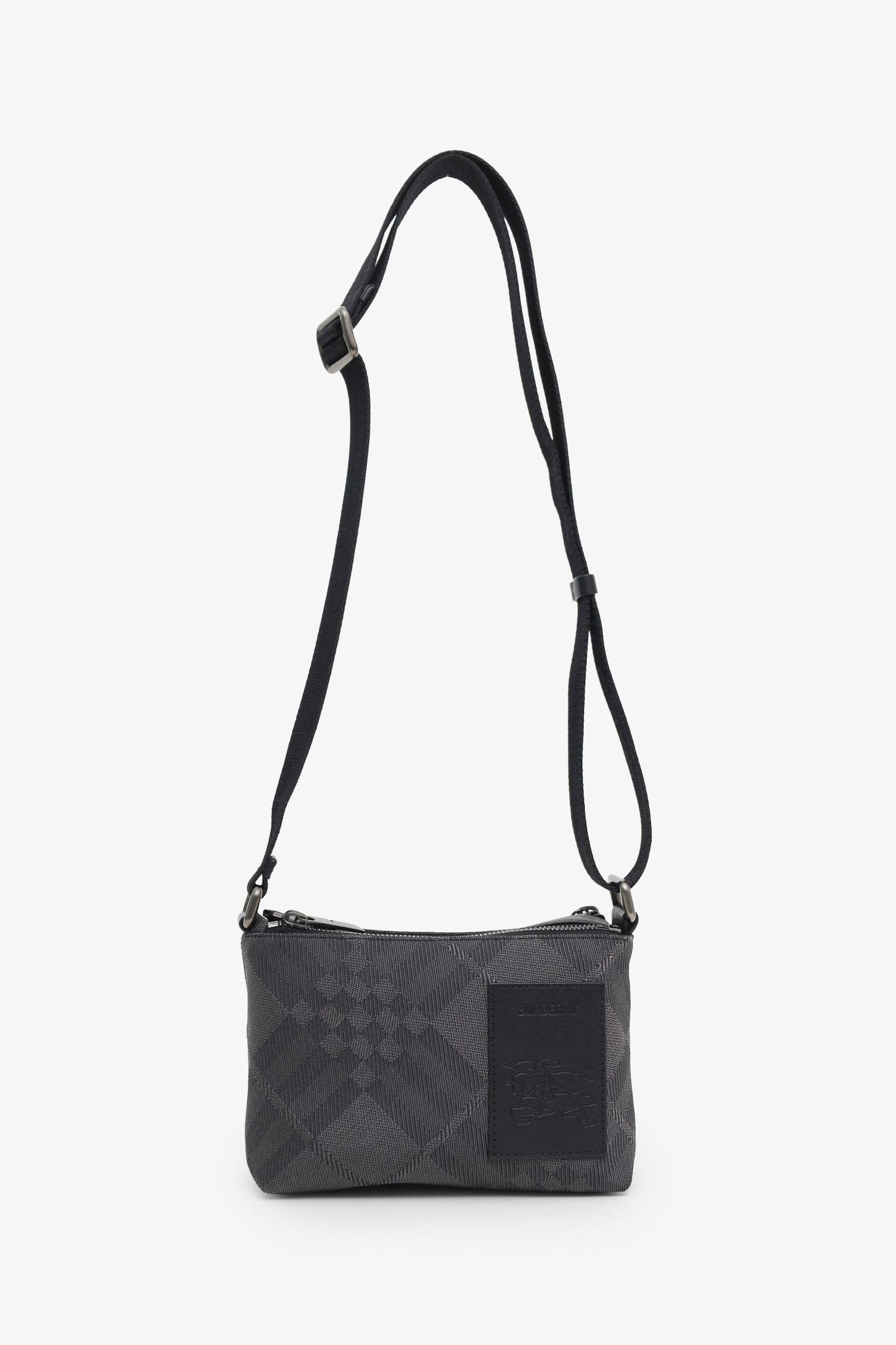 Burberry Black Canvas Chester Crossbody Bag
