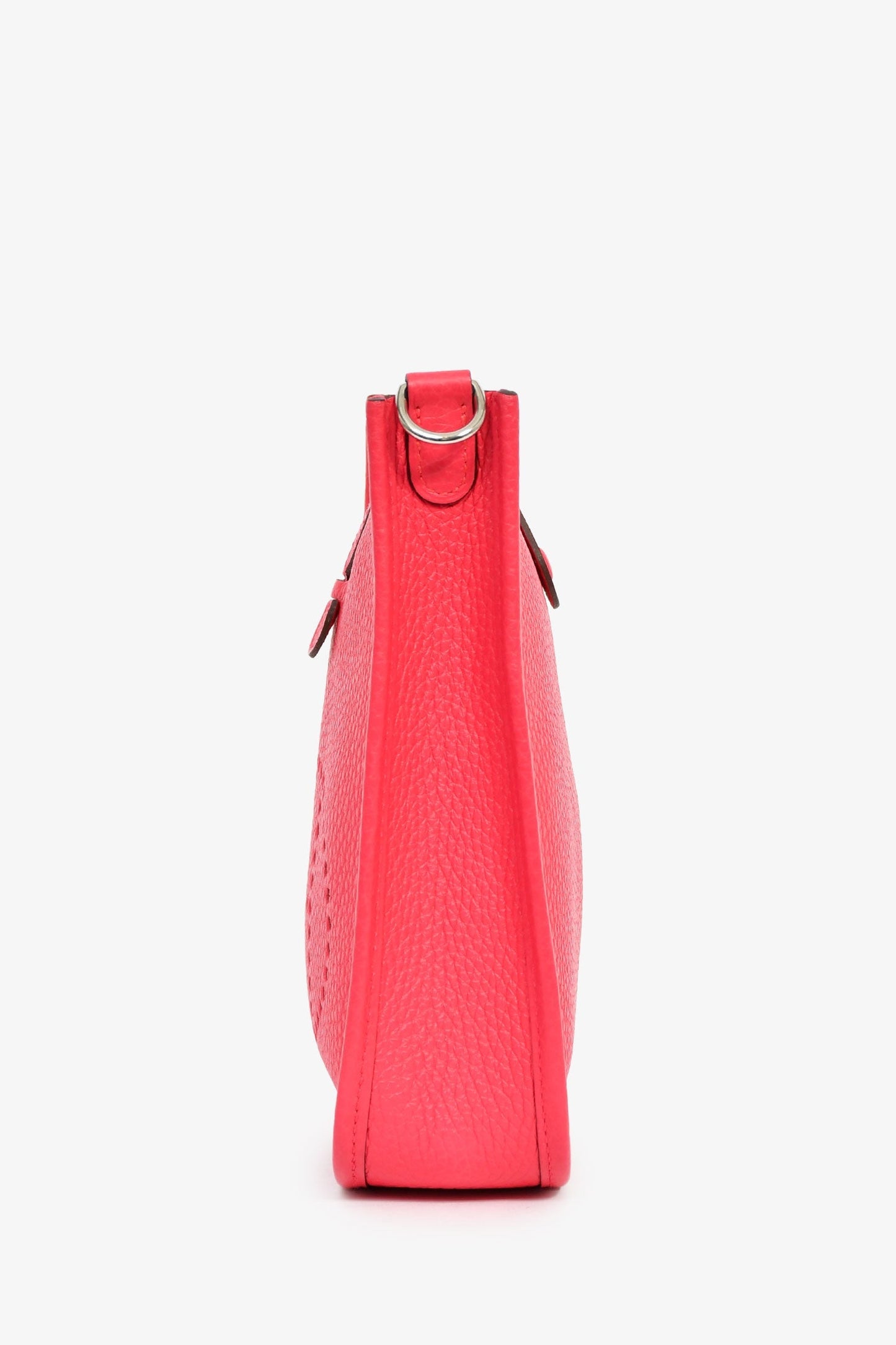 Hermès 2020 Pink Clemence Leather TPM Crossbody