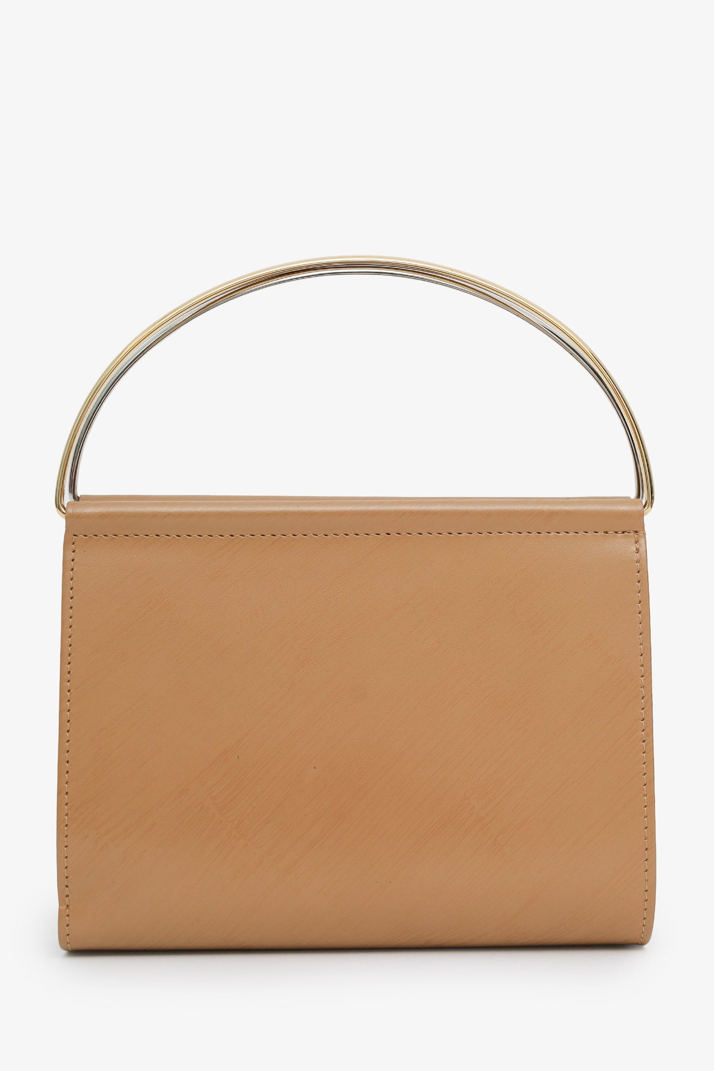 Cartier Beige Smooth Calfskin Leather Trinity Mini Wallet Clutch Bag