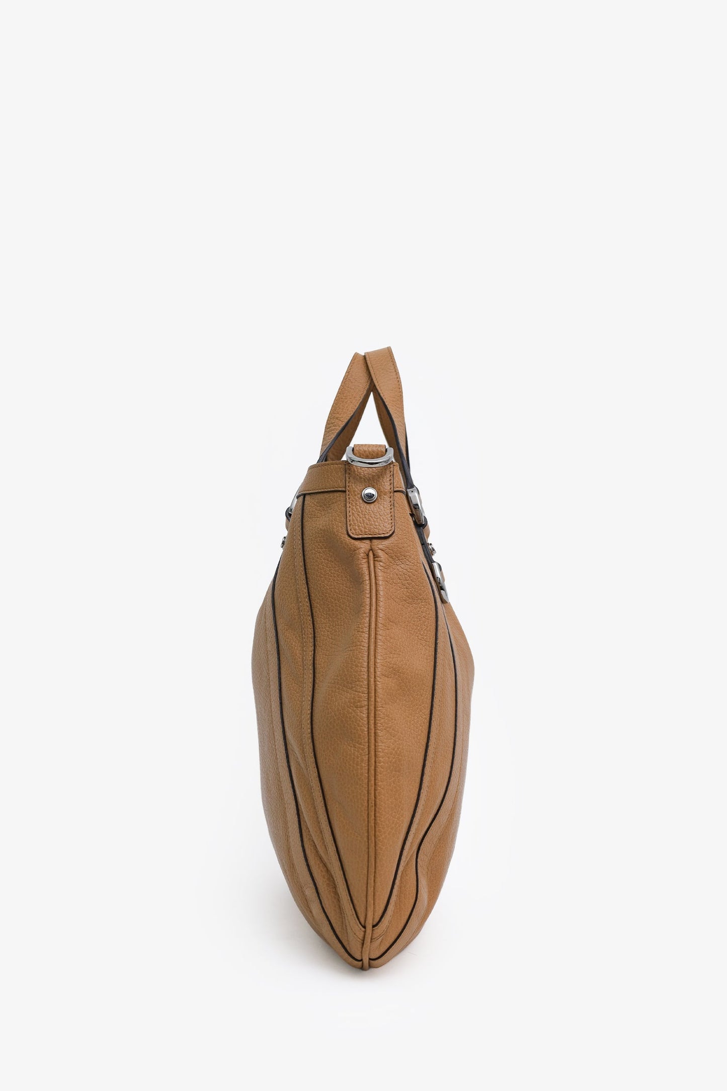 Gucci Brown Leather 'Abbey' Shoulder Bag