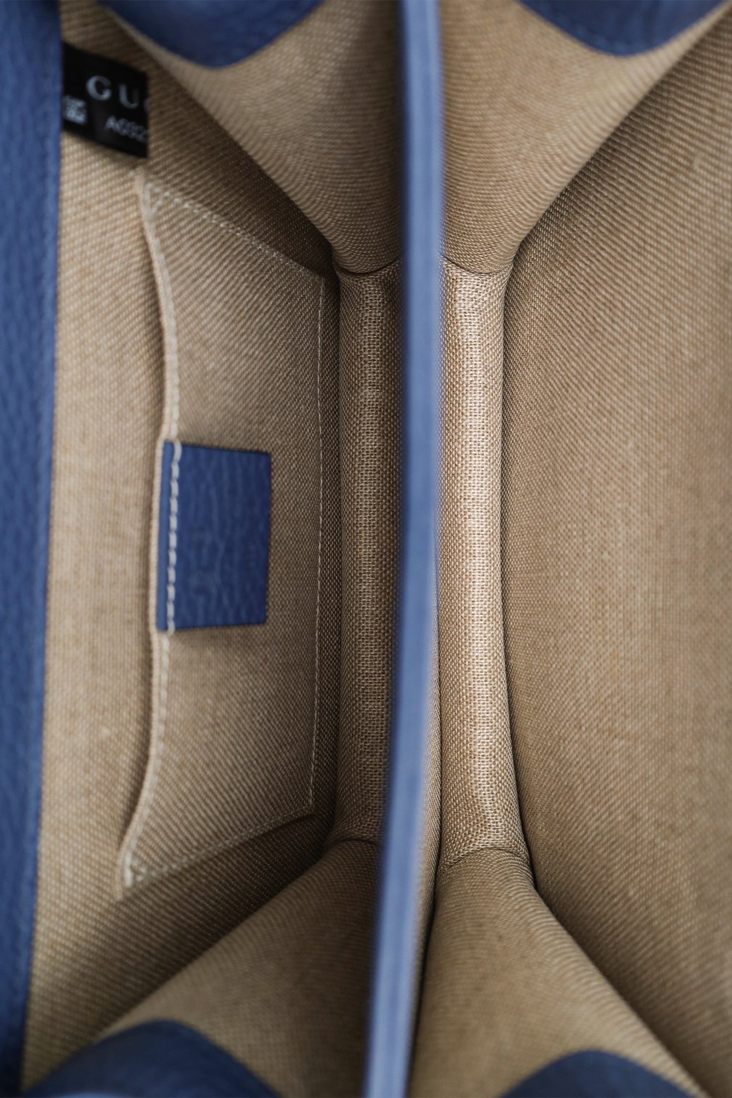 Gucci Blue Leather Interlocking G Small Dollar Bag