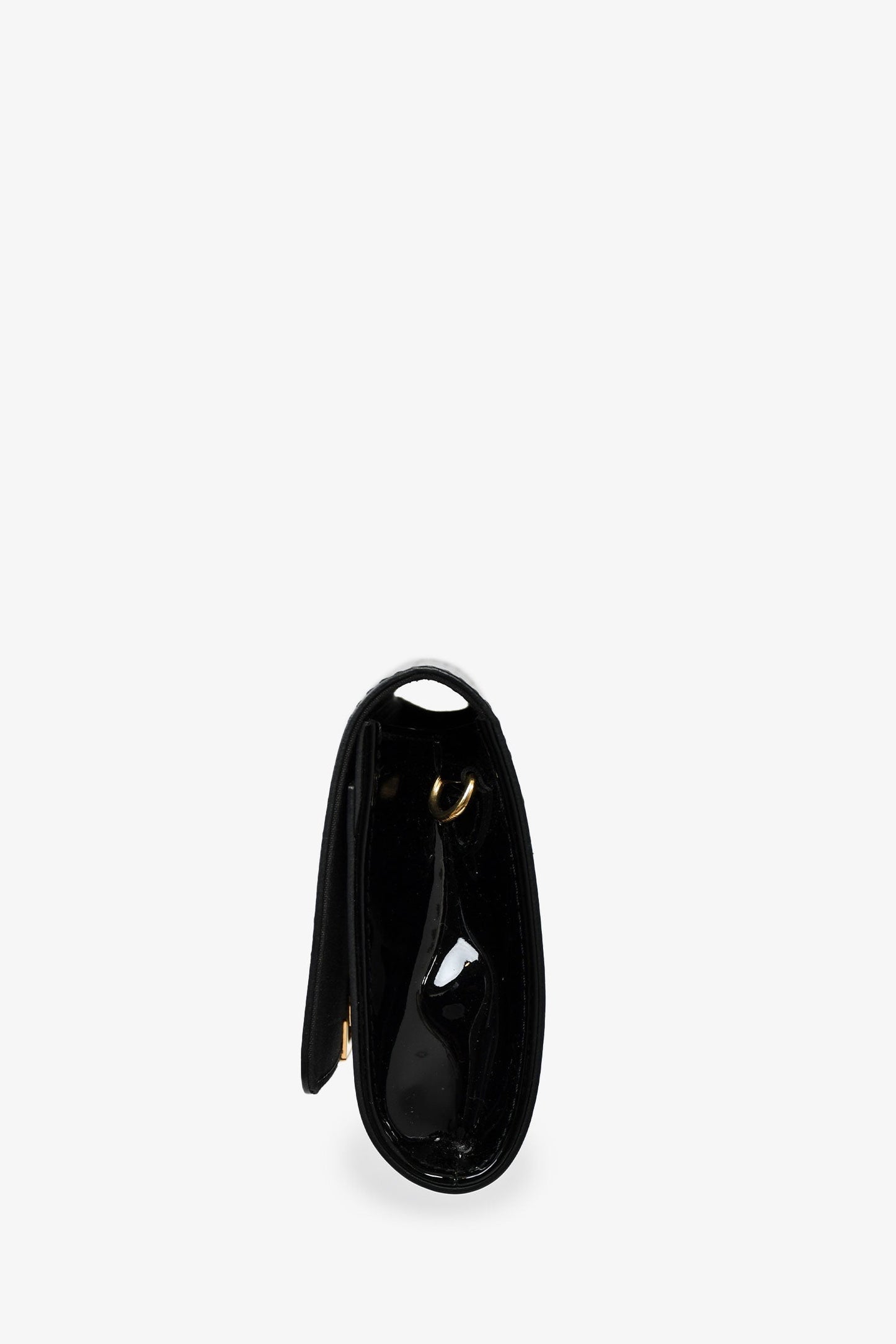 Louis Vuitton Black Patent Leather Louise PM Chain Crossbody Bag