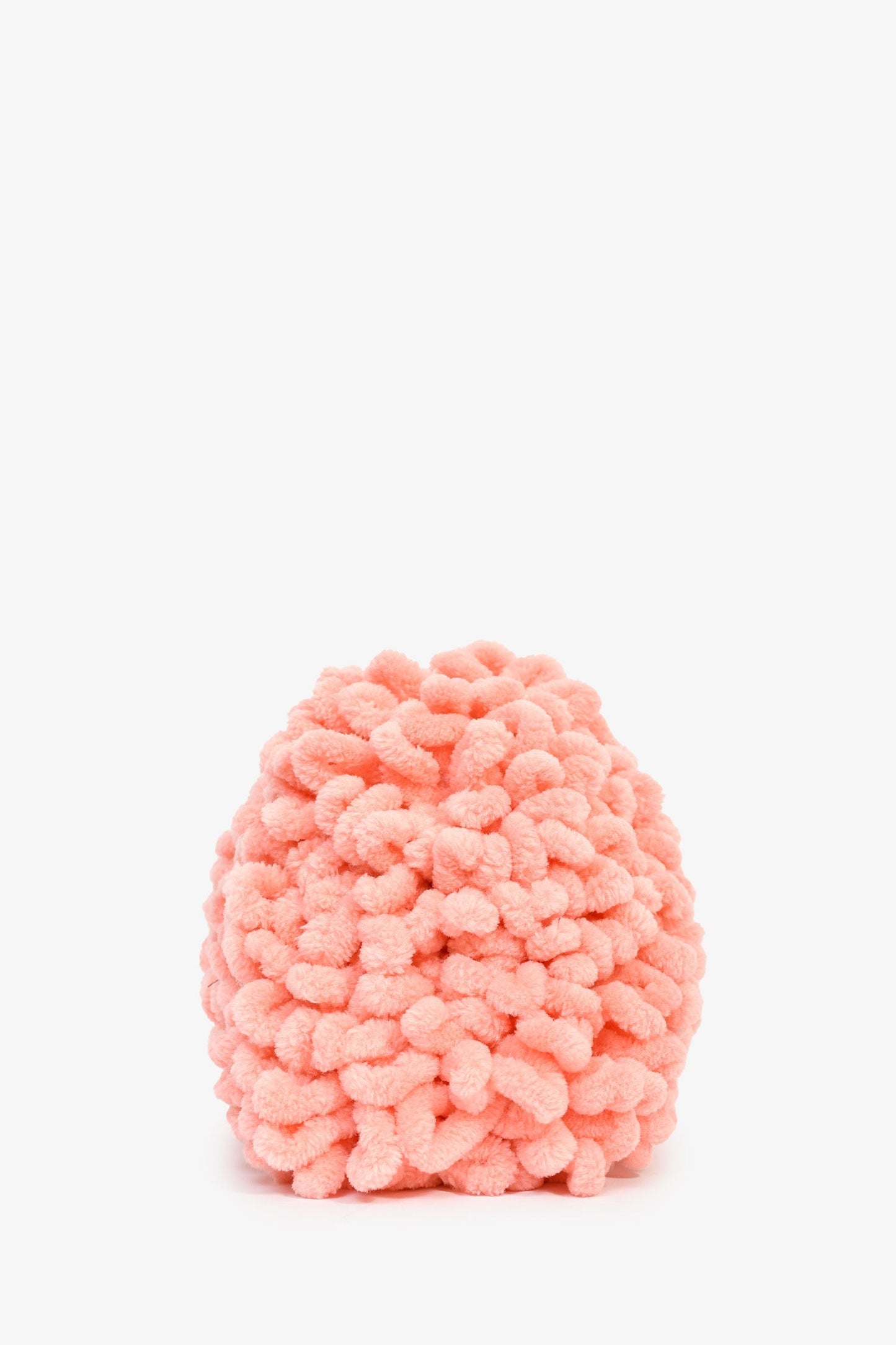 Bottega Veneta Pink Fuzzy 'Chenille' Teen Pouch Bag