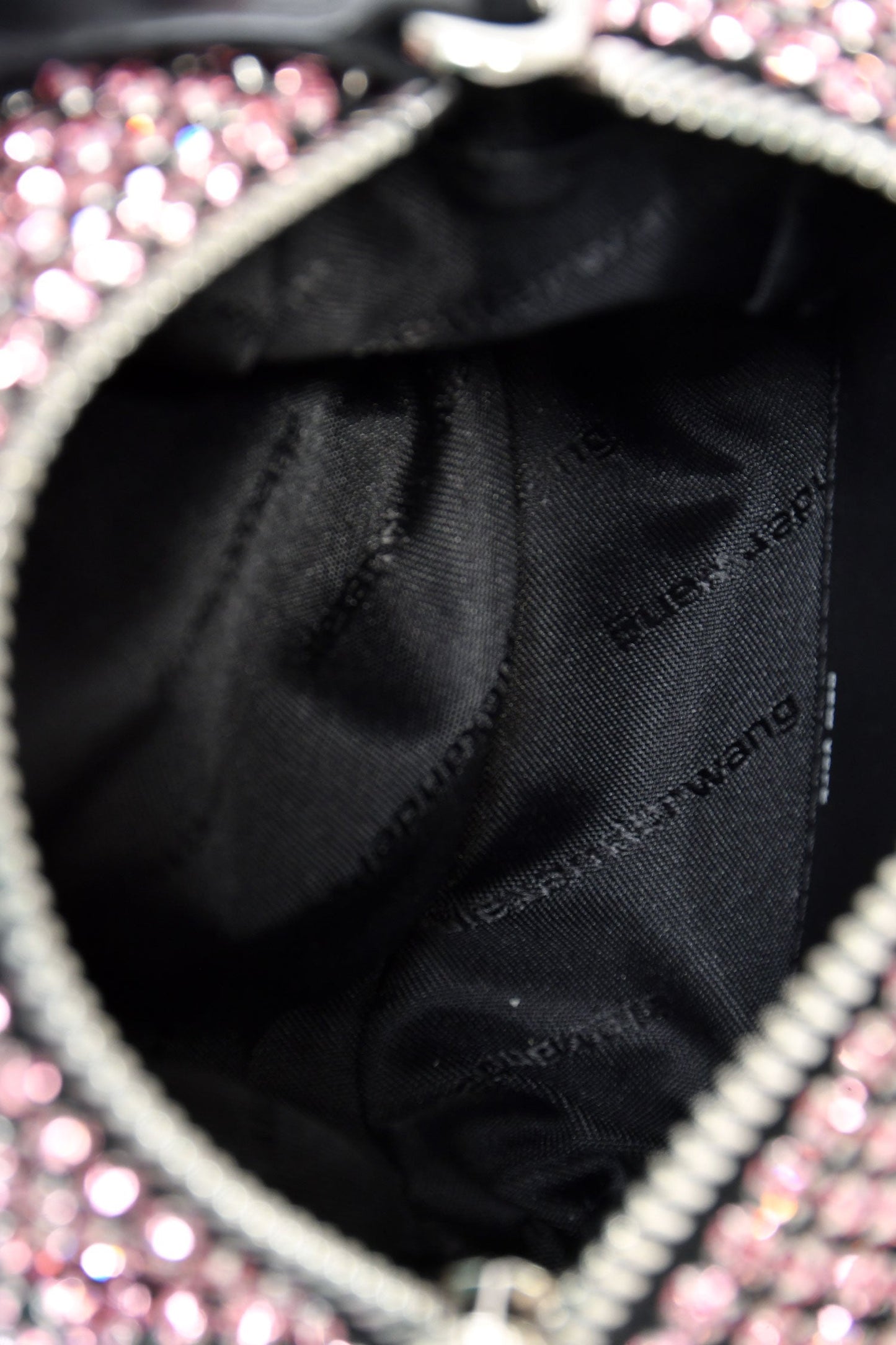 Alexander Wang Pink Crystal 'Heiress' Mini Bag