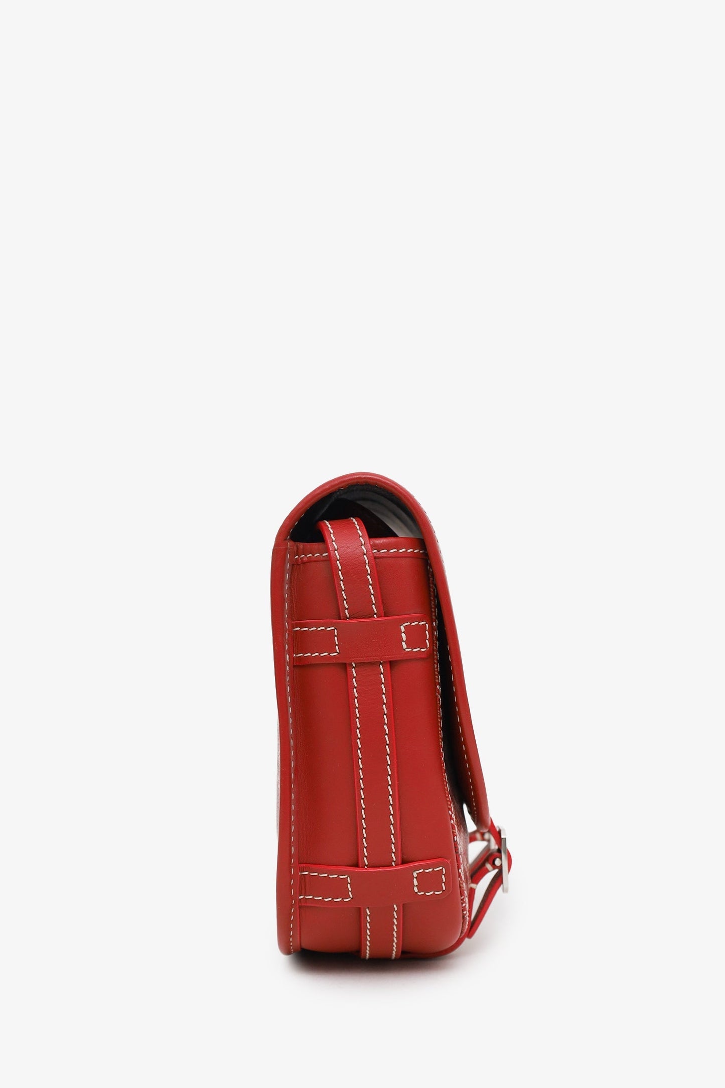 Goyard Red Goyardine Belvedere PM Messenger Bag