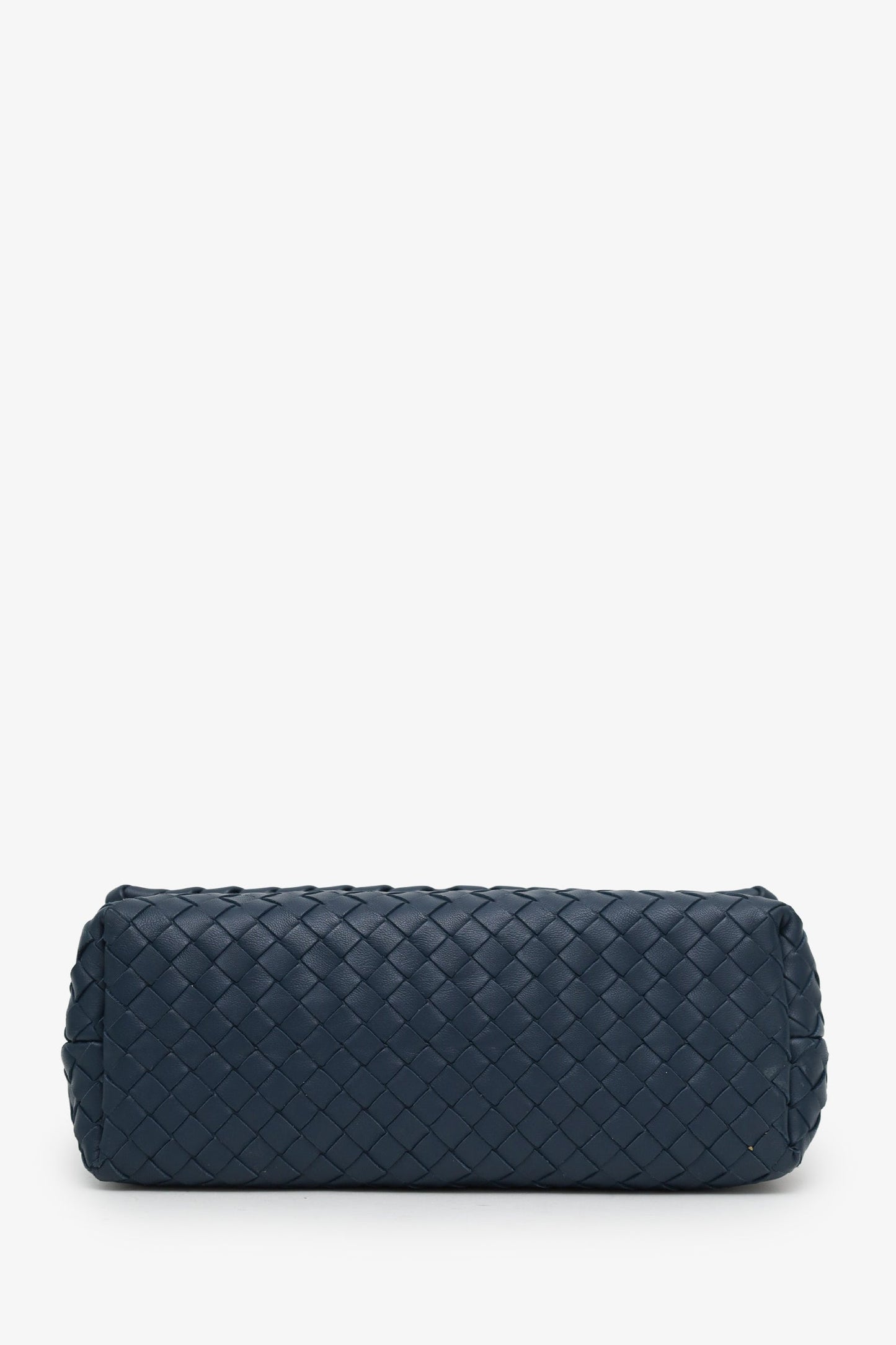 Bottega Veneta Blue Olimpia Intrecciato Leather Crossbody Bag