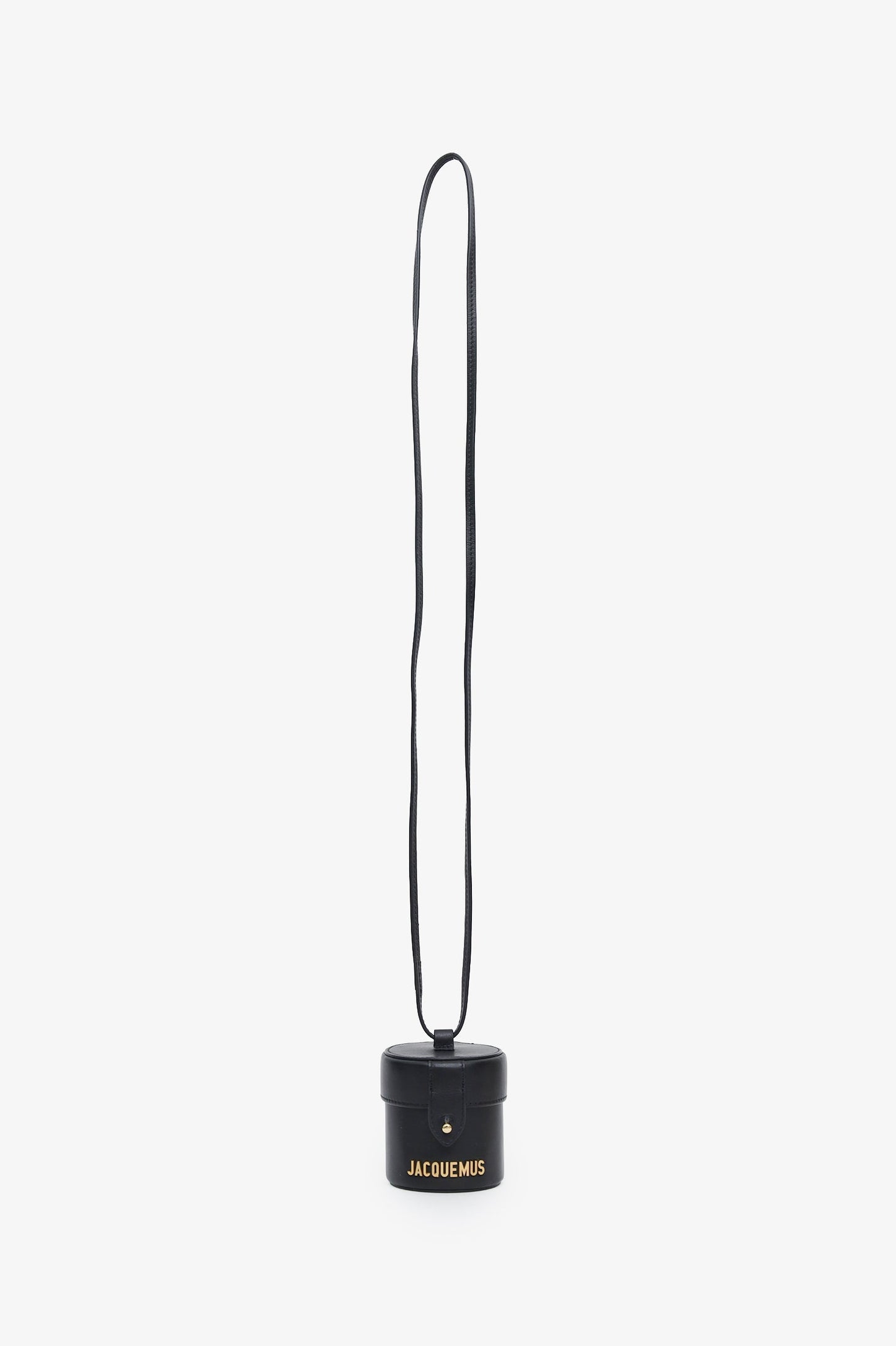Jacquemus Black Leather Le Vanity Mini Bag