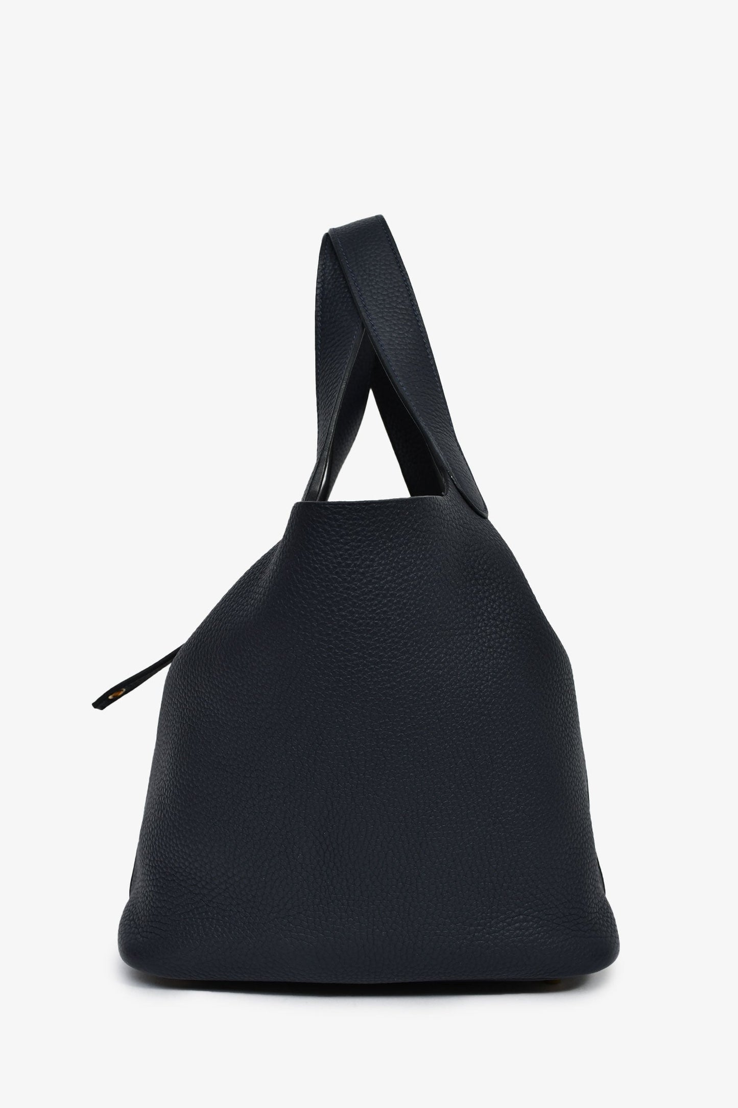 Hermès 2020 Navy Clemence Leather Picotin 22 Top Handle