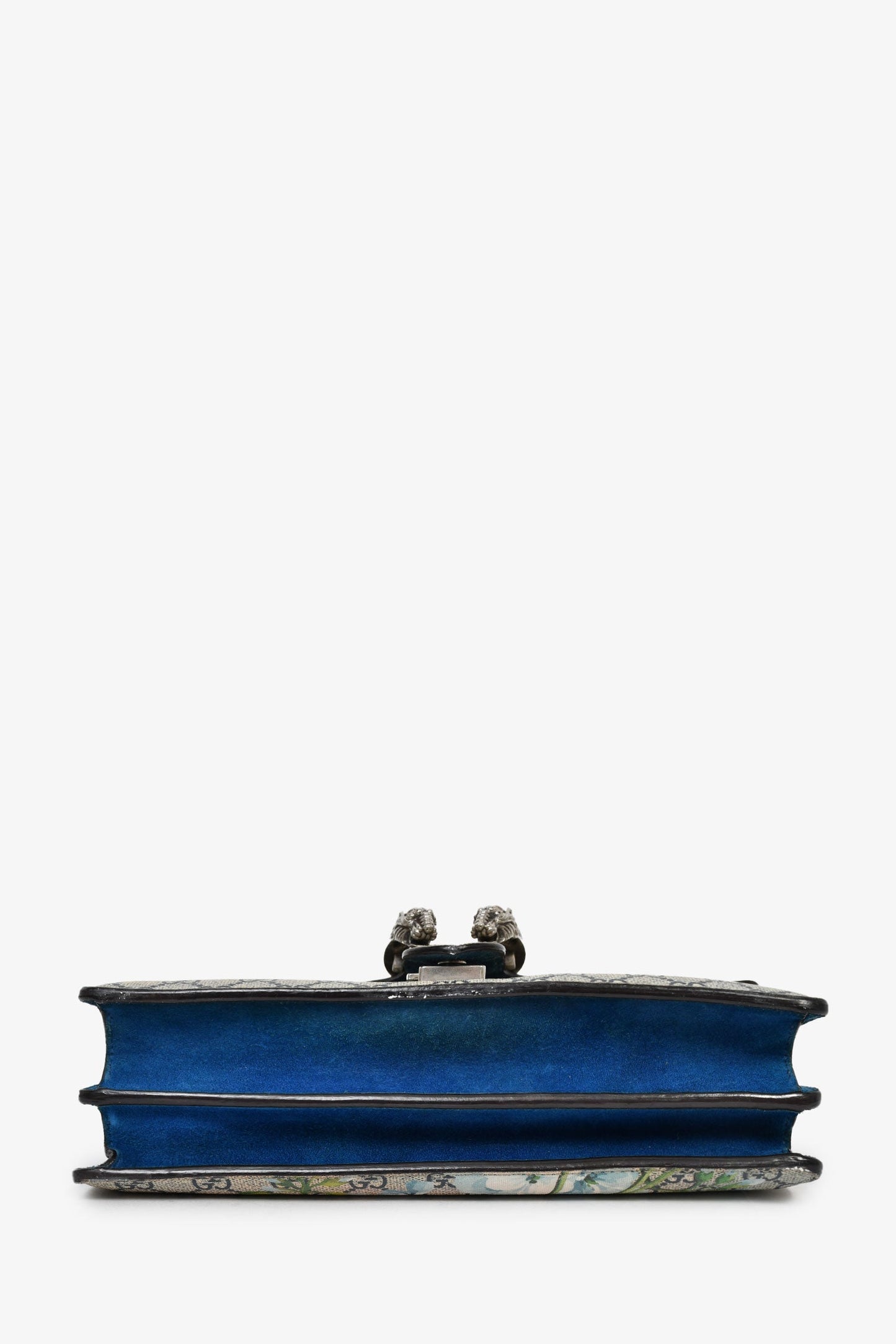 Gucci GG Supreme Monogram Blue Blooms Medium Dionysus Shoulder Bag