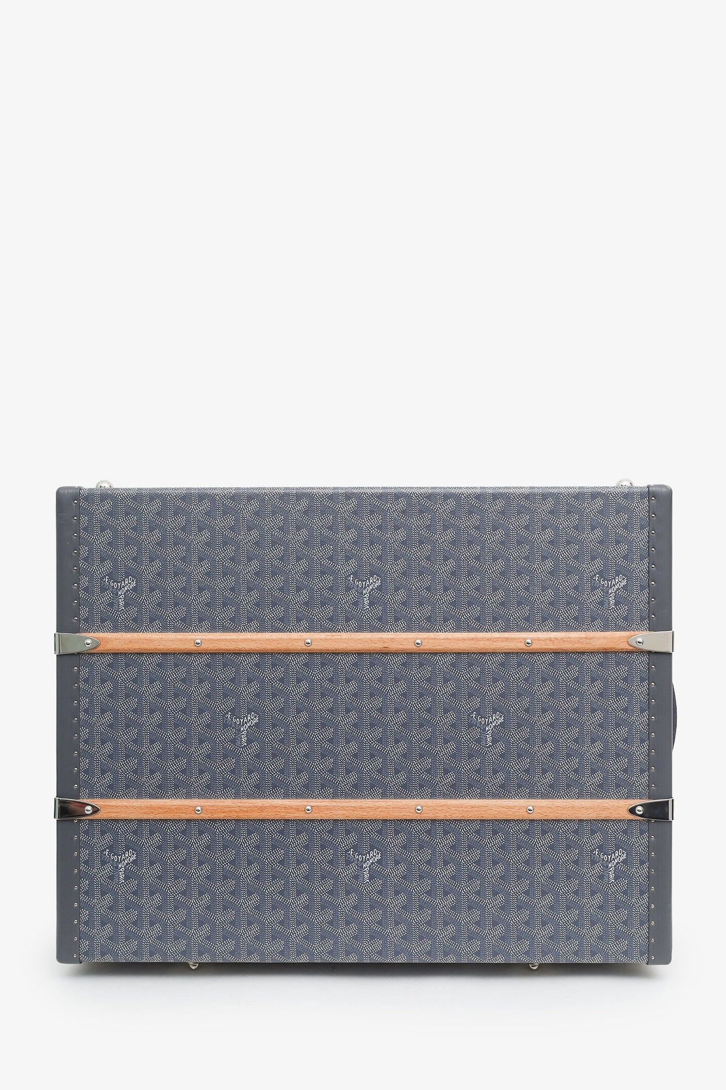Goyard Grey Goyardine Canvas Limited Edition 4-Piece Art Book & Trunk Set