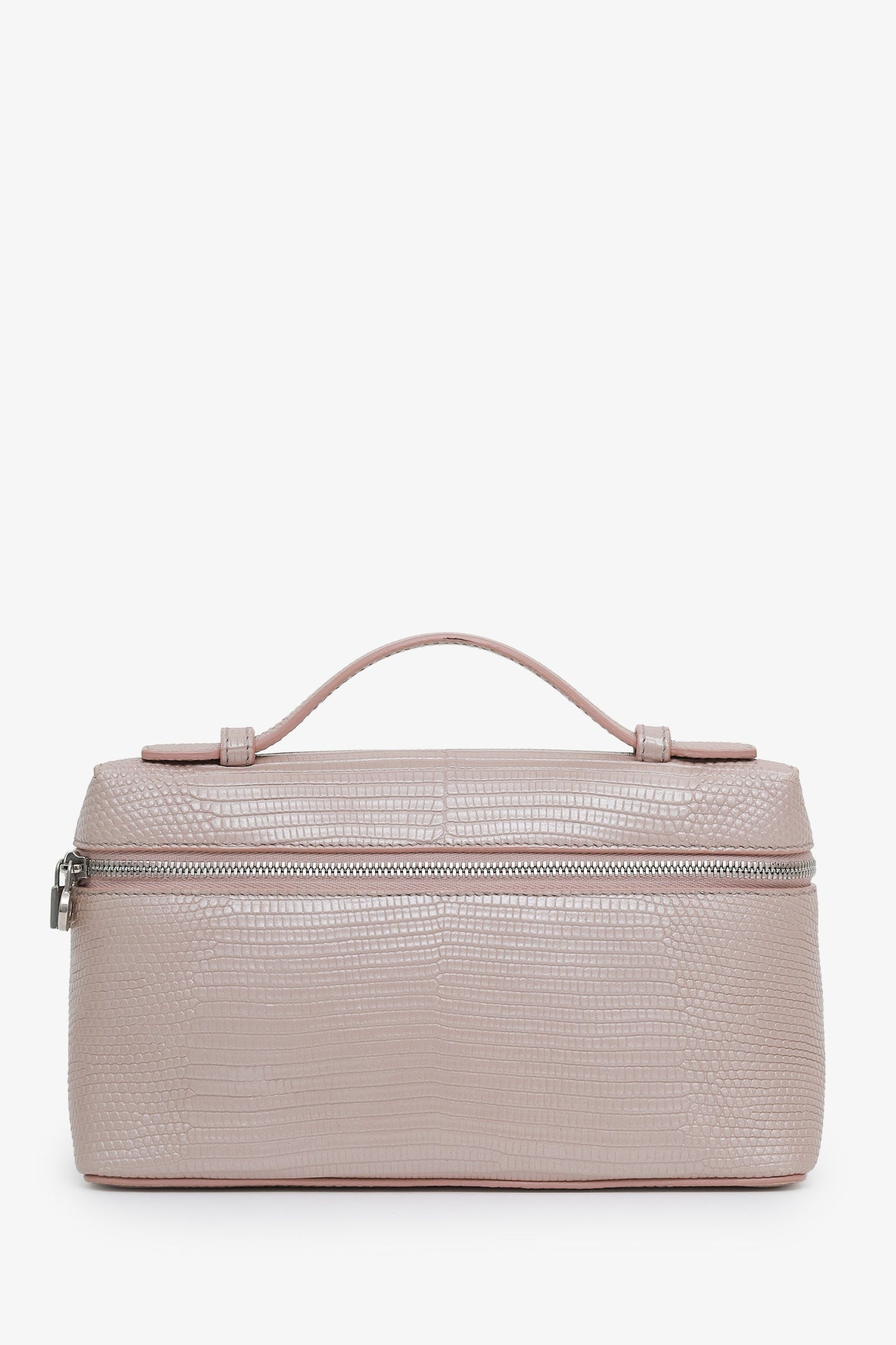 Loro Piana Beige Metallic Lizard Leather Extra Pocket L19 No Strap