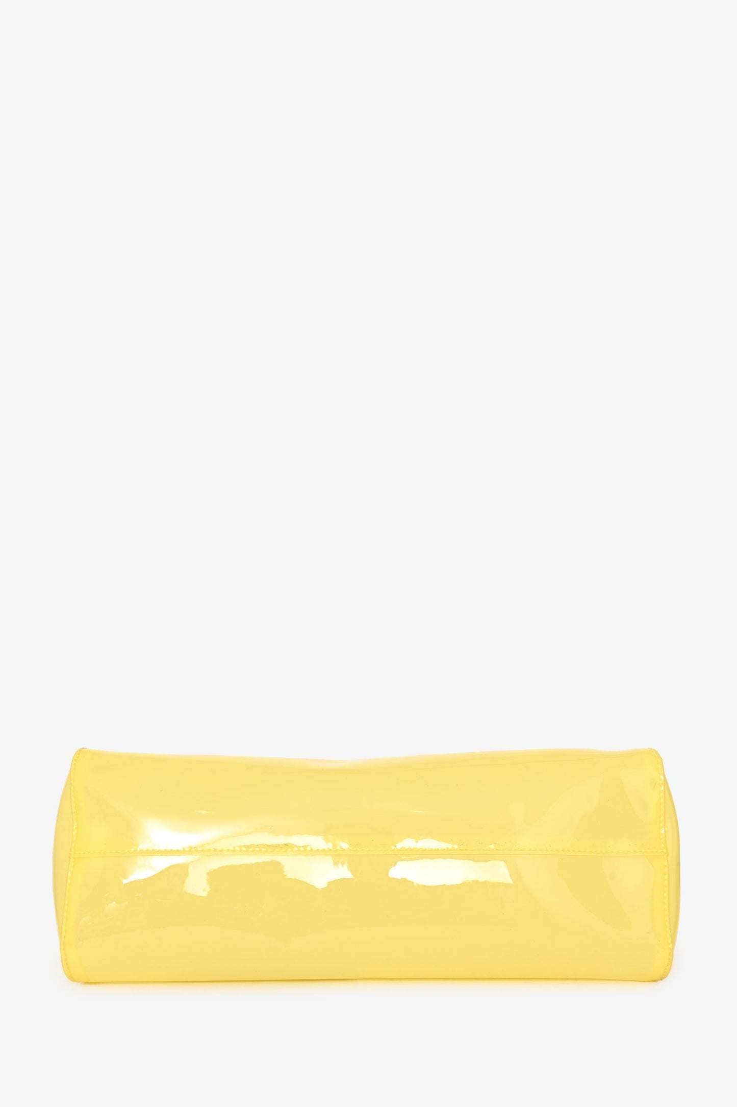 Stella McCartney Yellow Clear Logo Tote Bag