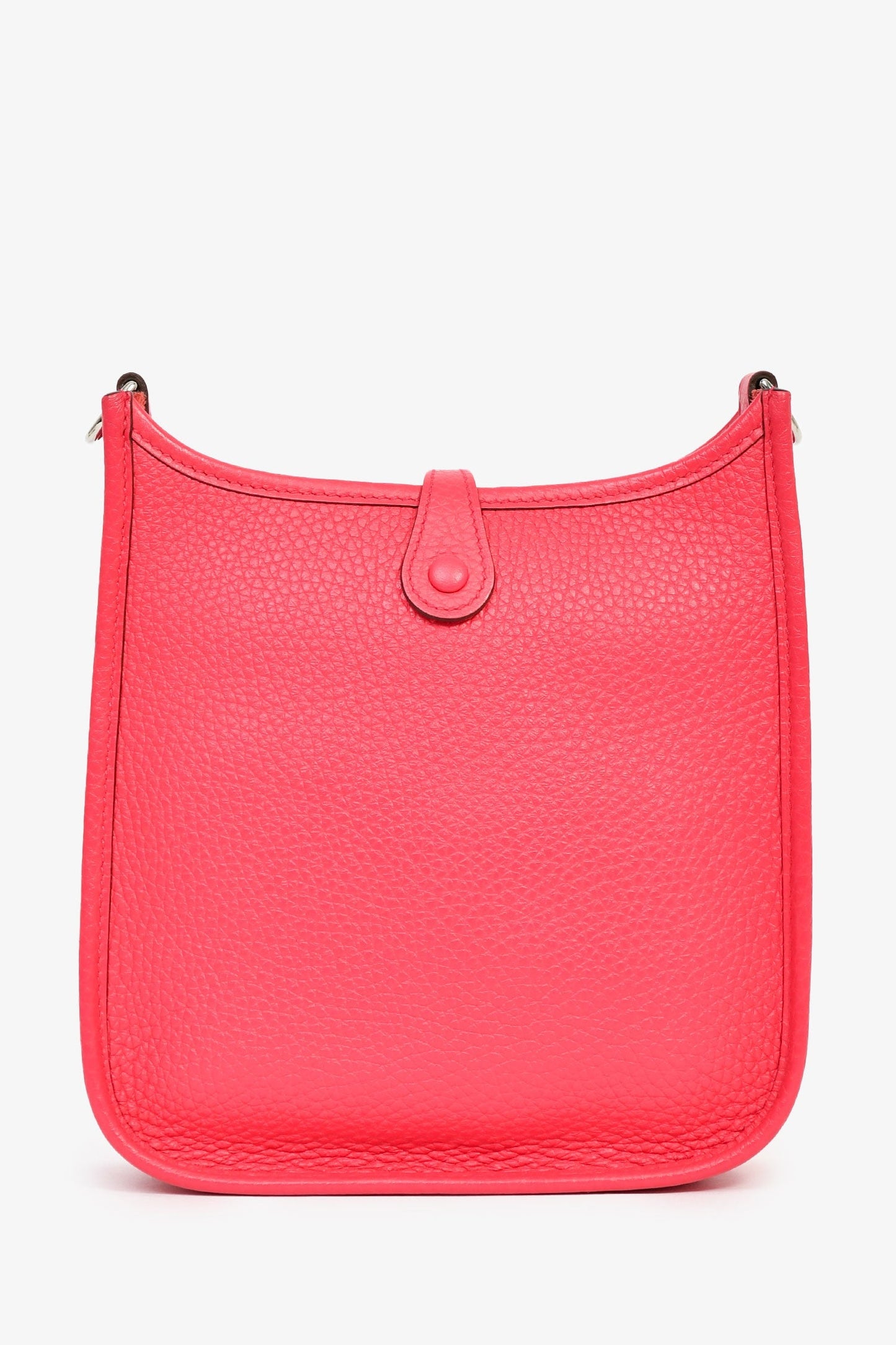 Hermès 2020 Pink Clemence Leather TPM Crossbody