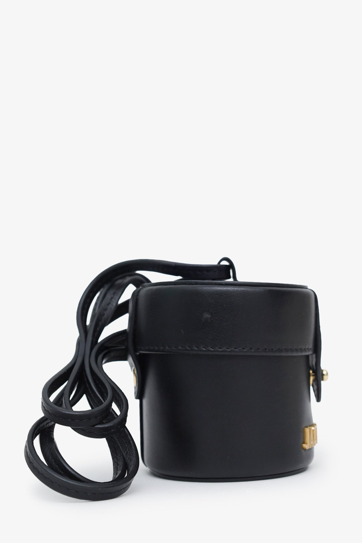 Jacquemus Black Leather Le Vanity Mini Bag