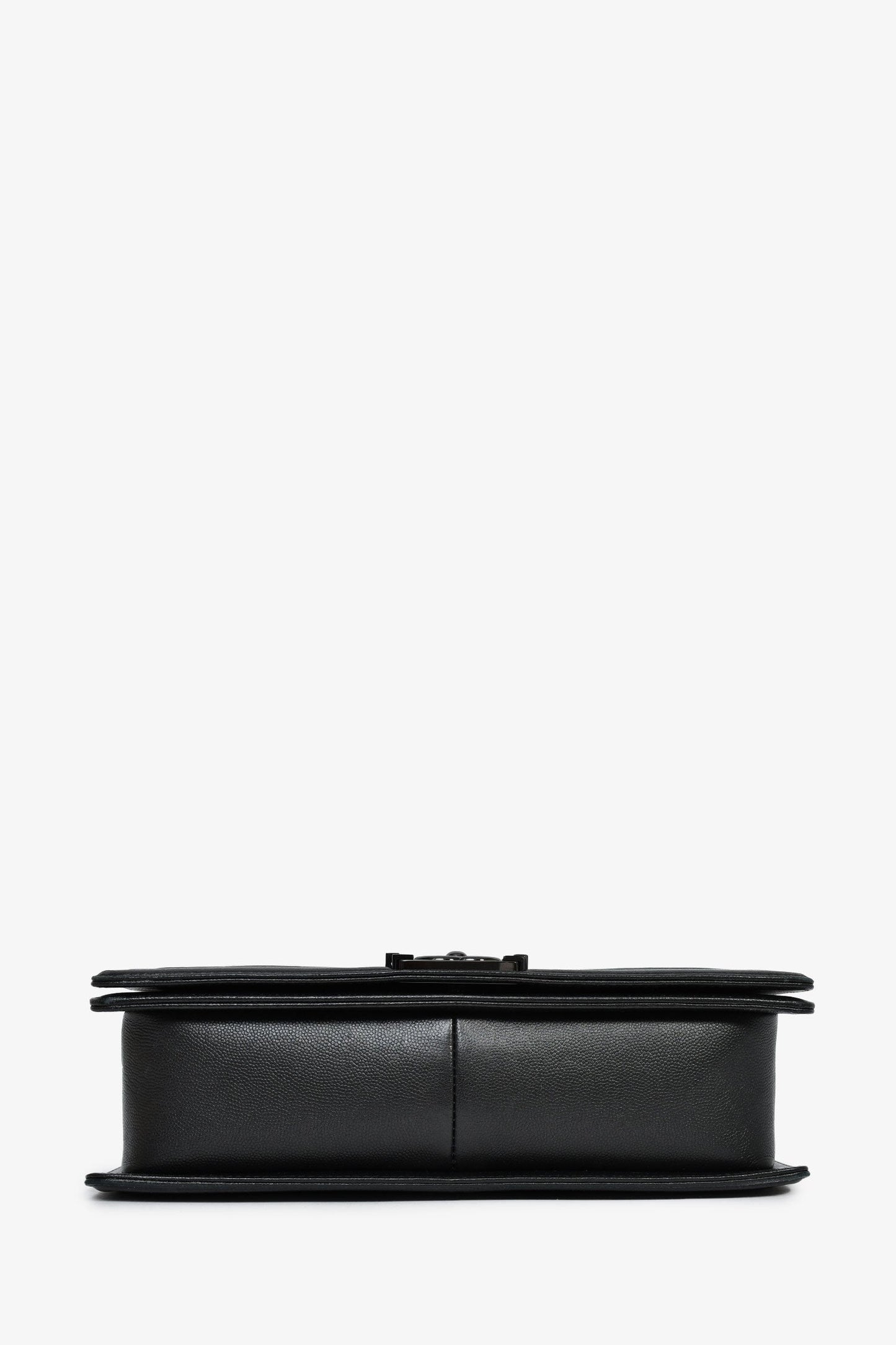 Chanel™ 2017 So Black Caviar Leather Large Boy Bag