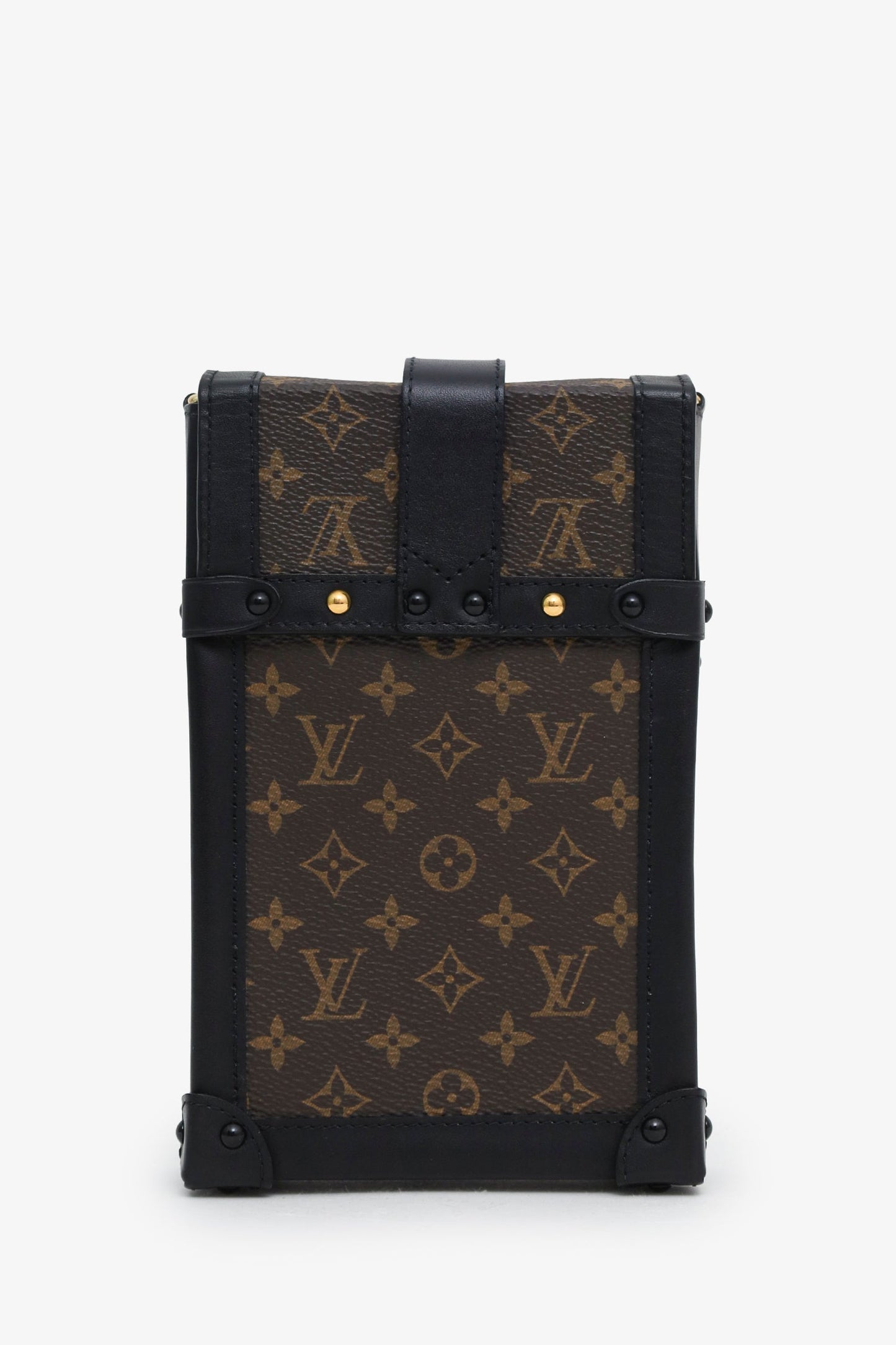 Louis Vuitton Brown Monogram Pochette Vertical Trunk