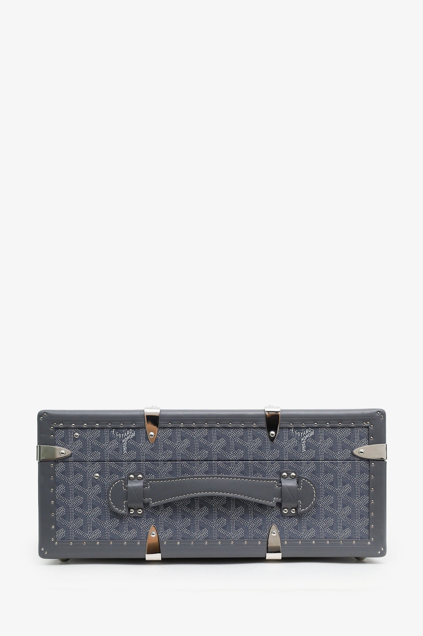 Goyard Grey Goyardine Canvas Limited Edition 4-Piece Art Book & Trunk Set