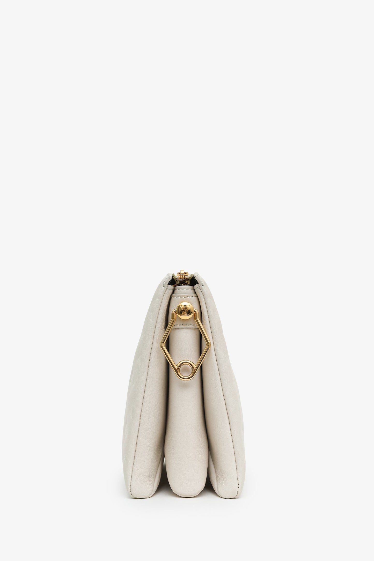 Louis Vuitton Cream Empreinte Coussin PM Shoulder Bag