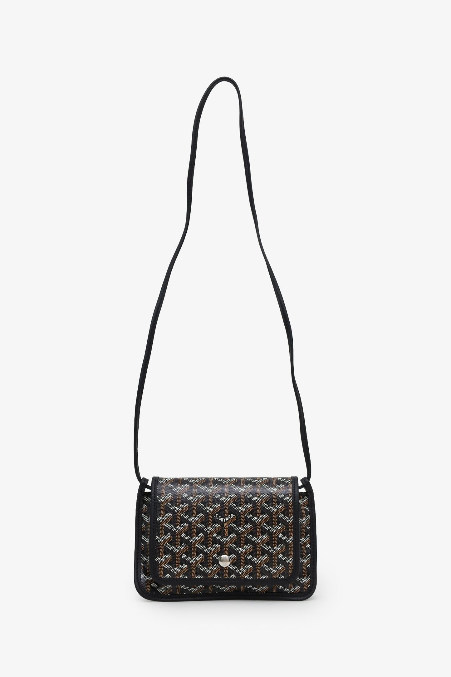 Goyard Black Goyardine Plumet Crossbody Bag