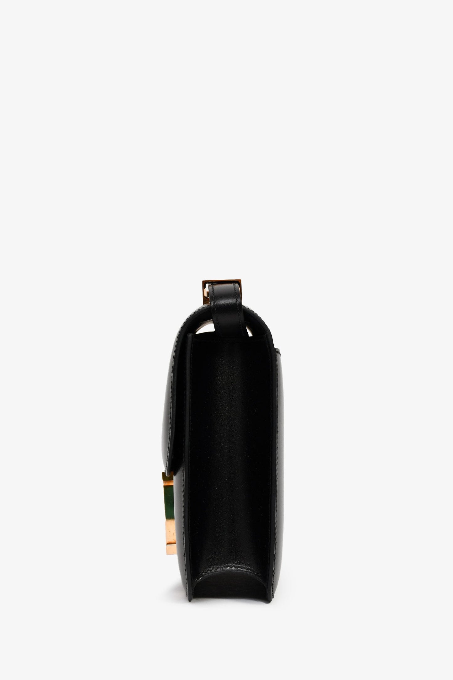 Hermès 2022 Black Box Leather Constance 24