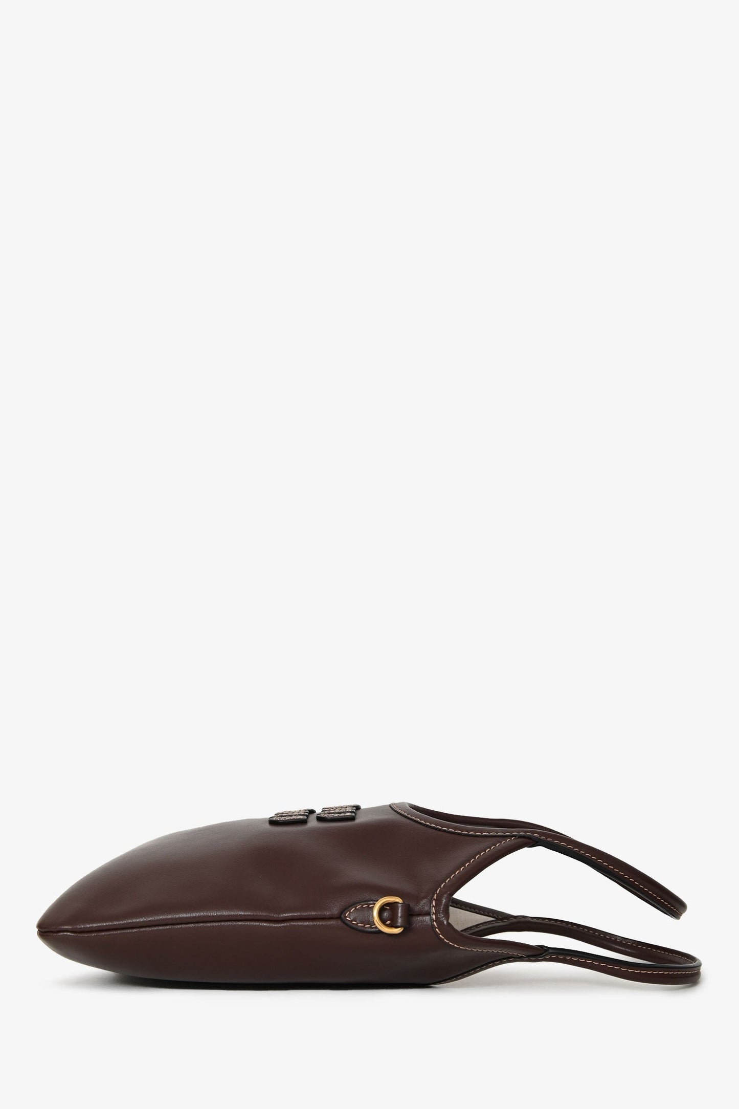 Miu Miu Brown Leather Mini Ivy Tote Bag