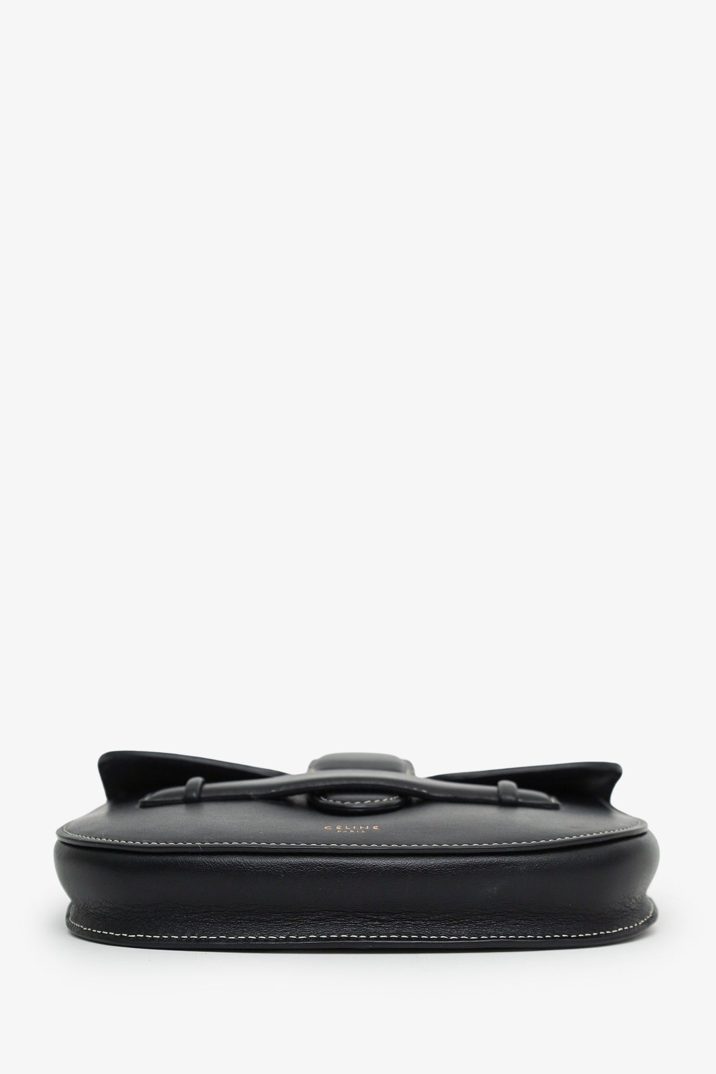 Celine Black Calfskin Mini Symmetrical Crossbody Bag