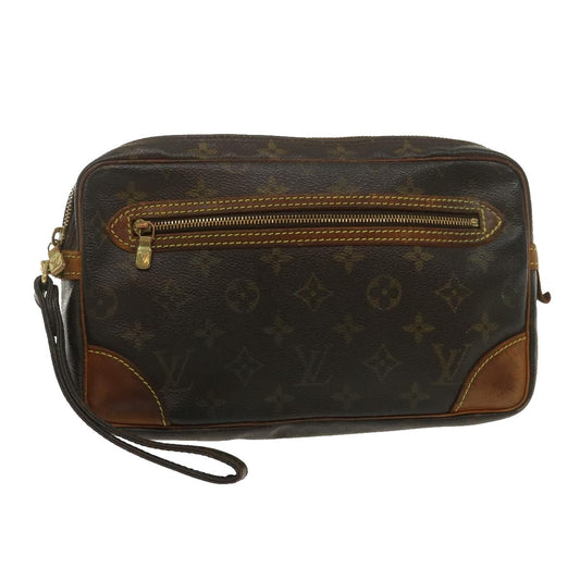 LOUIS VUITTON Monogram Marly Dragonne GM Clutch Bag M51825 LV Auth fm1336