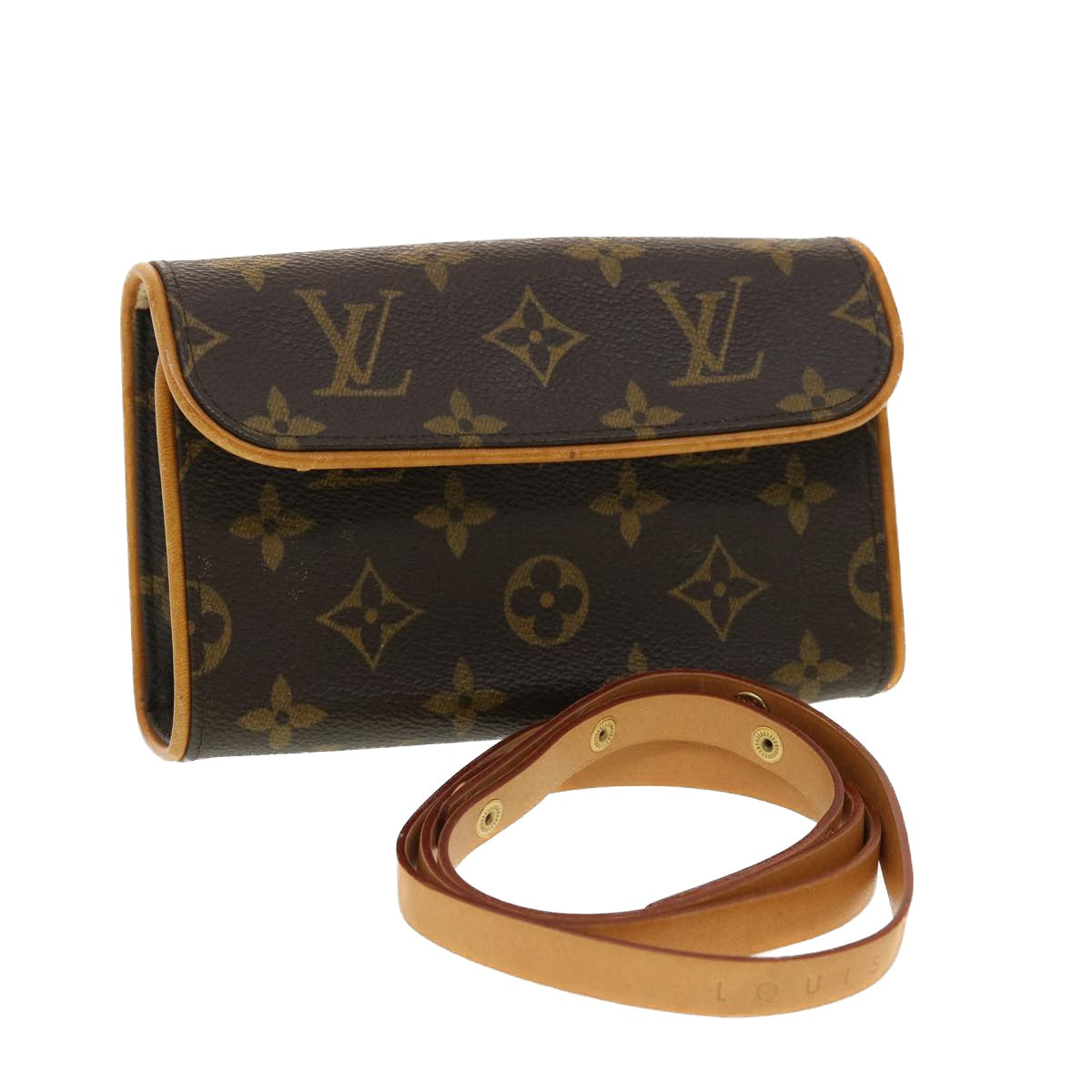 LOUIS VUITTON Monogram Pochette Florentine Waist bag M51855 LV fm2179