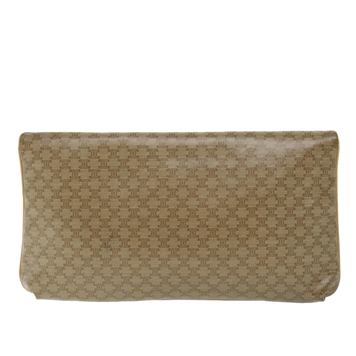 Luxury CELINE Macadam Canvas Clutch Bag Beige  fm2889