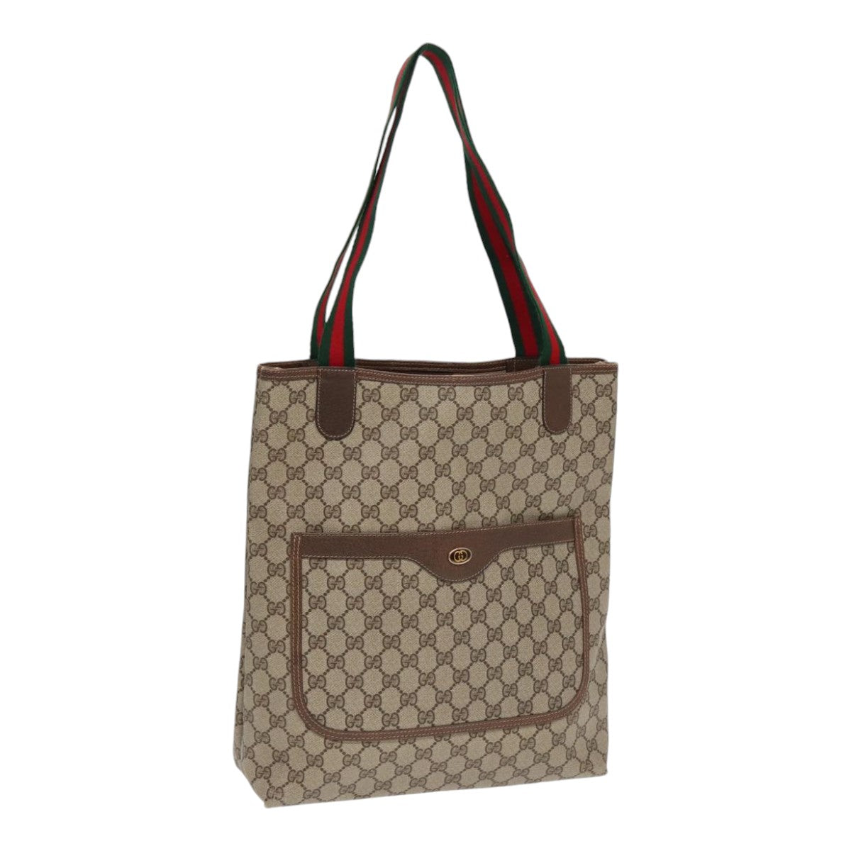 Gucci Leather Canvas Tote