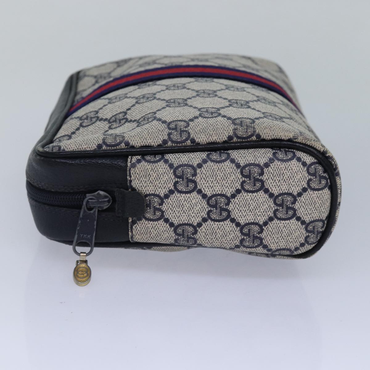 Gucci Leather Canvas Clutch