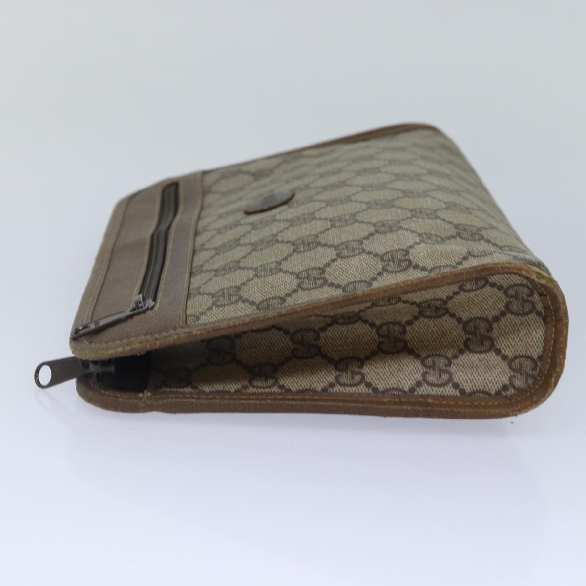 Gucci Leather Canvas Clutch