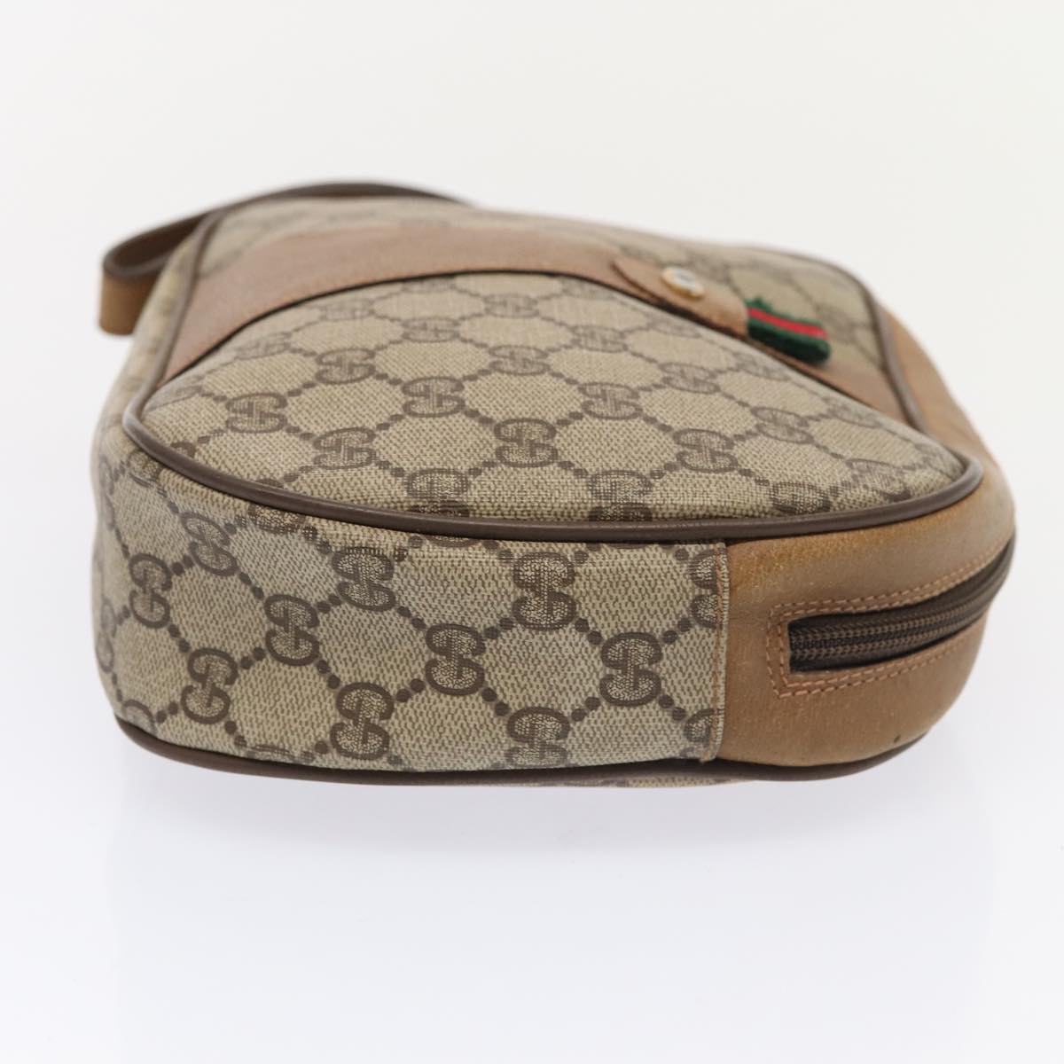 Gucci Leather Canvas Clutch