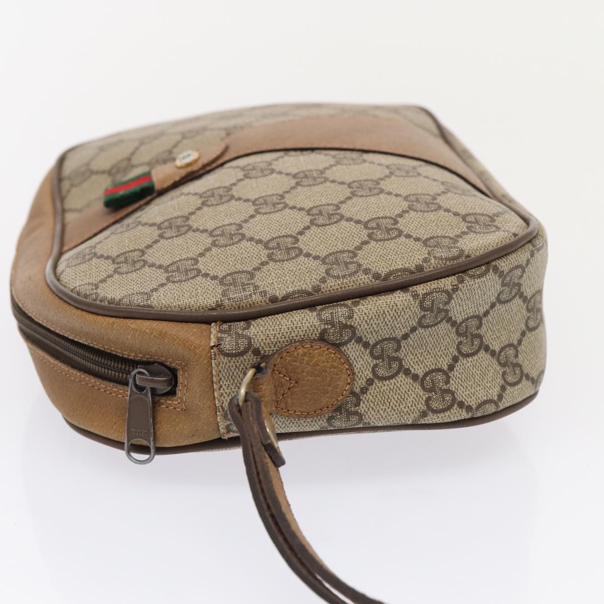Gucci Leather Canvas Clutch