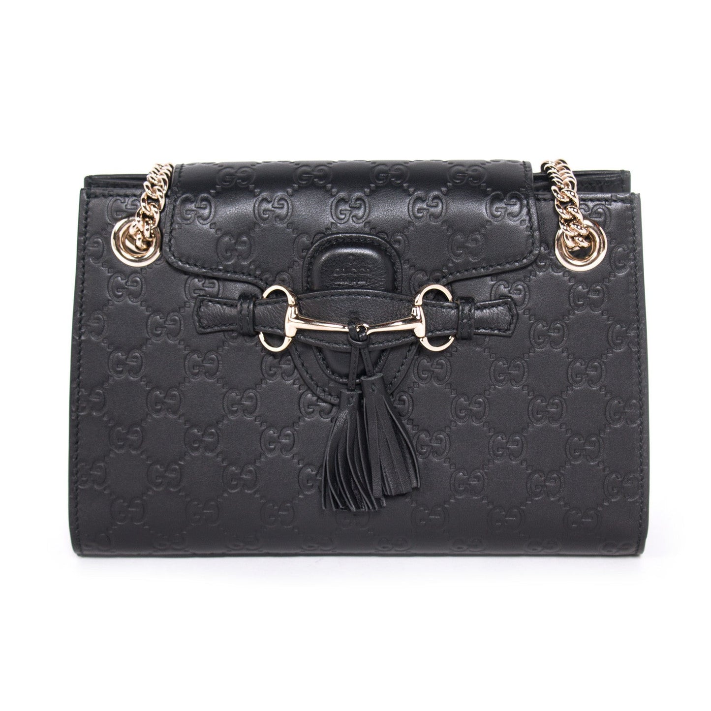 Gucci Guccissima Leather Chain Shoulder Bag Style 10