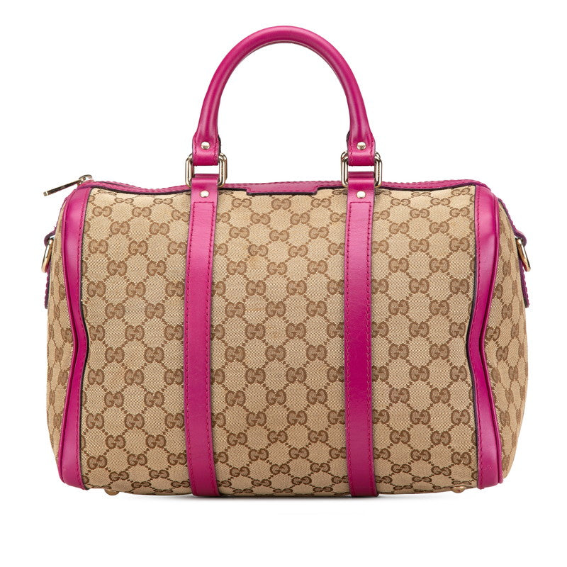 Gucci GG Canvas Boston Bag Canvas Handbag