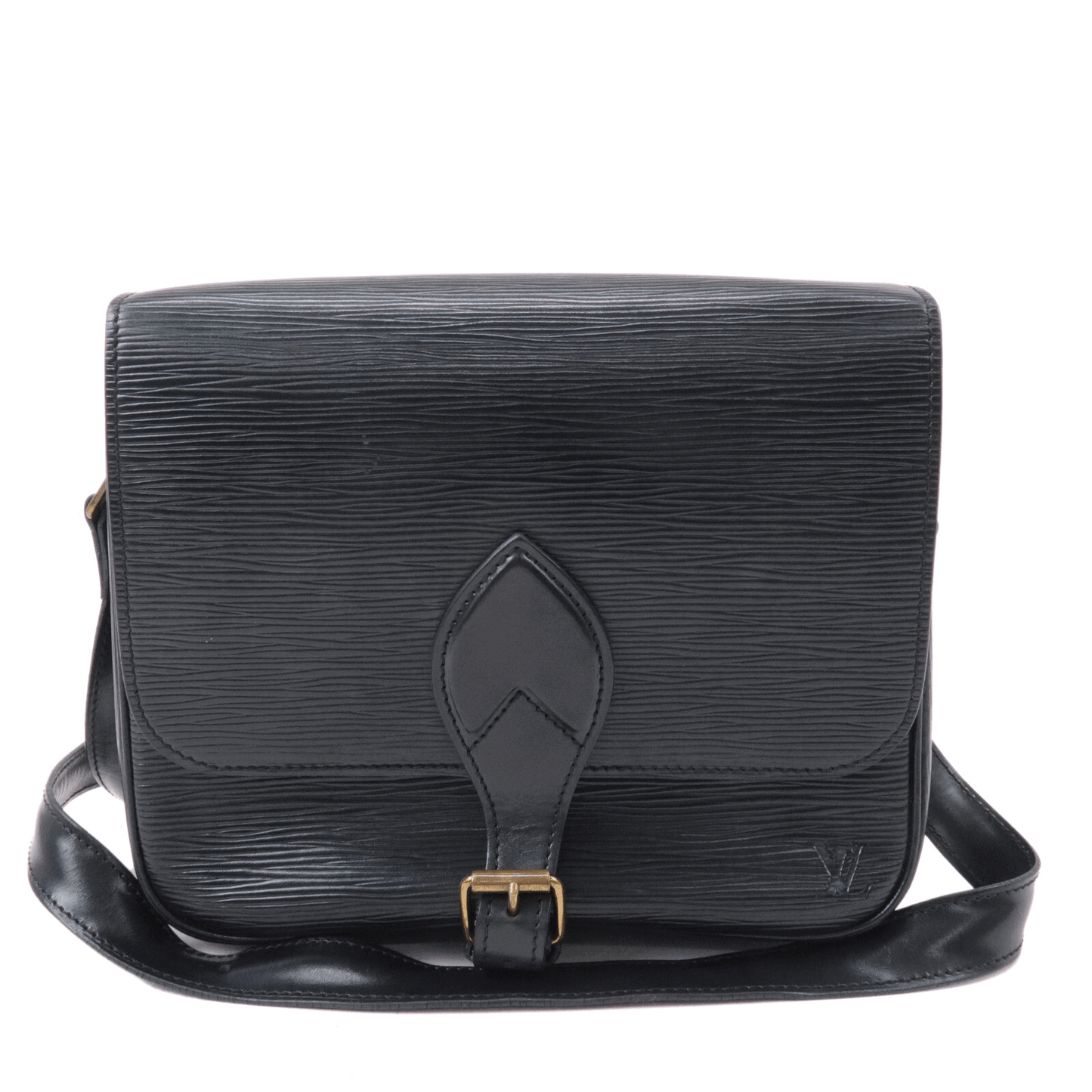 Louis Vuitton Epi Cartouchiere Shoulder Bag Noir M52242  d