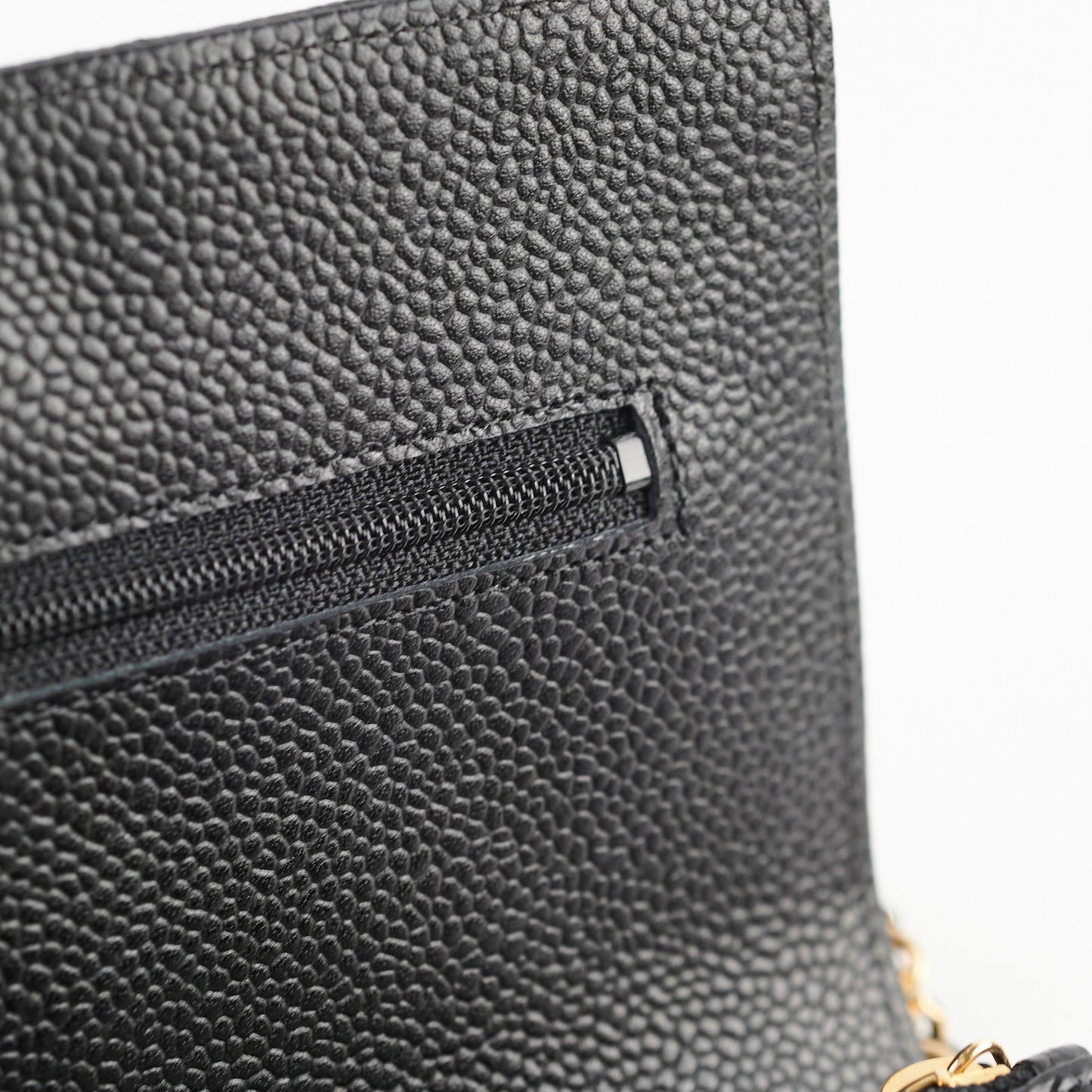 Chanel Wallet On Chain WOC Black Caviar - Series 25