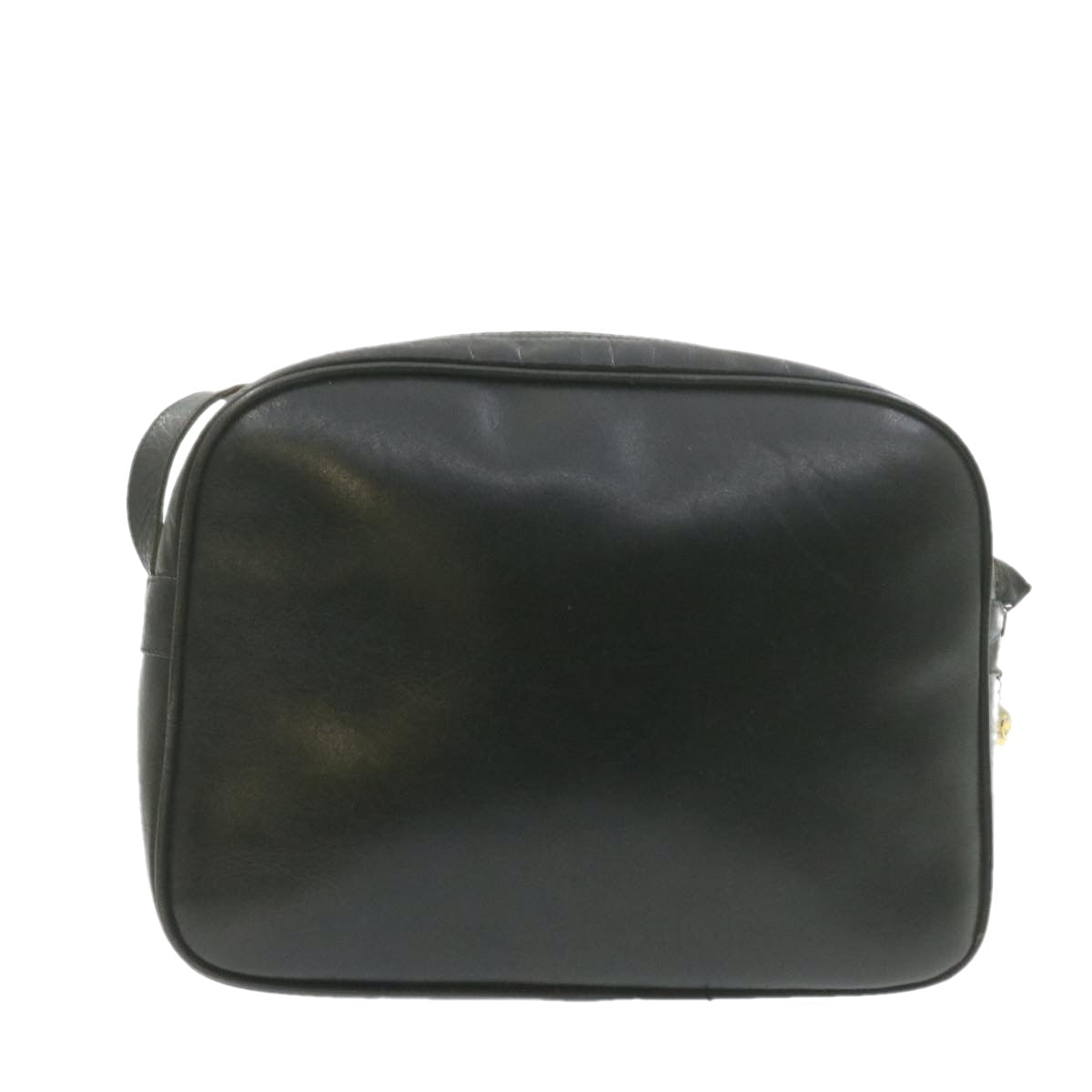 Luxury CELINE Horse Carriage Macadam Shoulder Bag Leather Black  am1005g