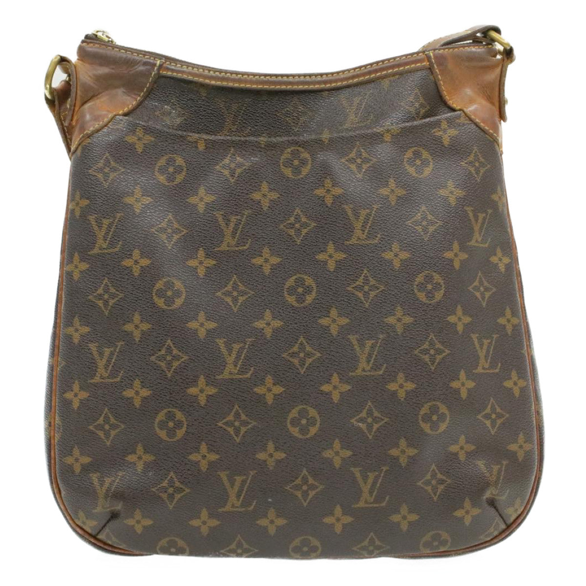 LOUIS VUITTON Monogram Odeon MM Shoulder Bag LV Auth am102g