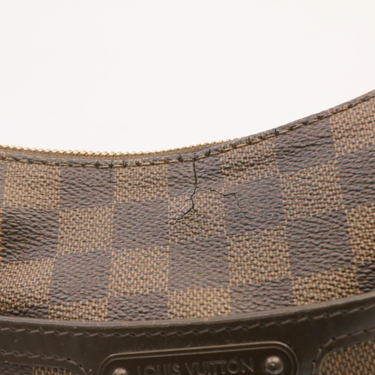 LOUIS VUITTON Damier Ebene Bloomsbury PM Shoulder Bag N42251 LV Auth am1120g